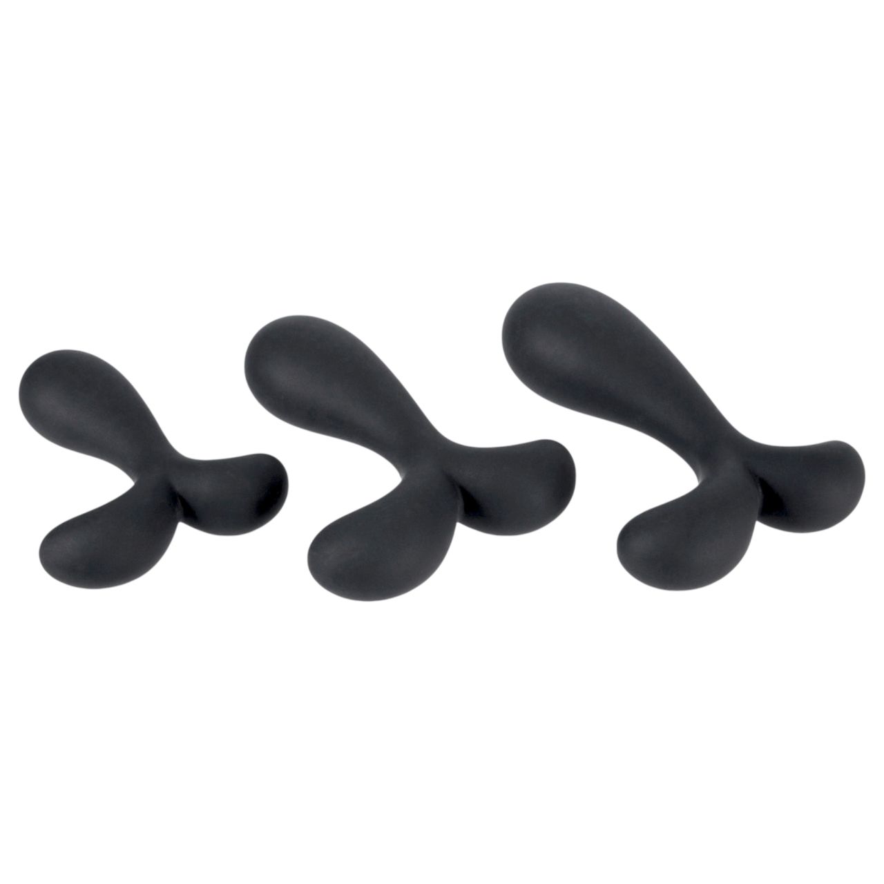ANOS - anál tréning plug szett (fekete) ANOS - anál tréning plug szett (fekete)