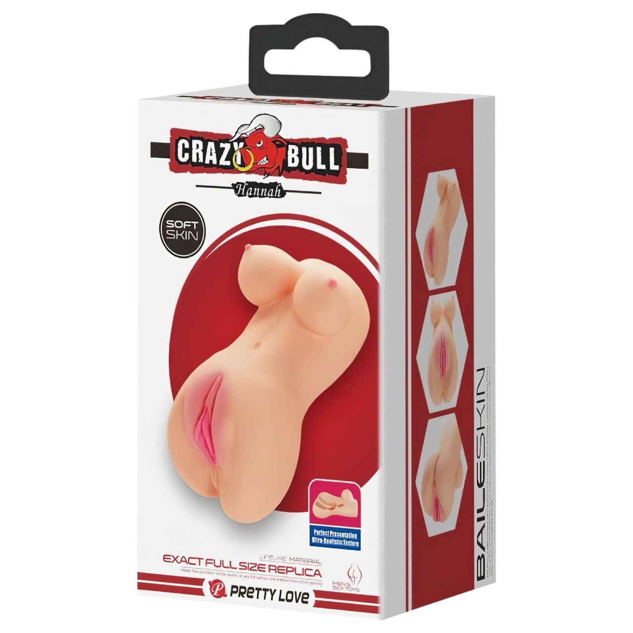 Pretty Love Crazy Bull – AI Dream Girl élethű mini torzó-maszturbátor (natúr) Pretty Love Crazy Bull – AI Dream Girl élethű mini torzó-maszturbátor (natúr)