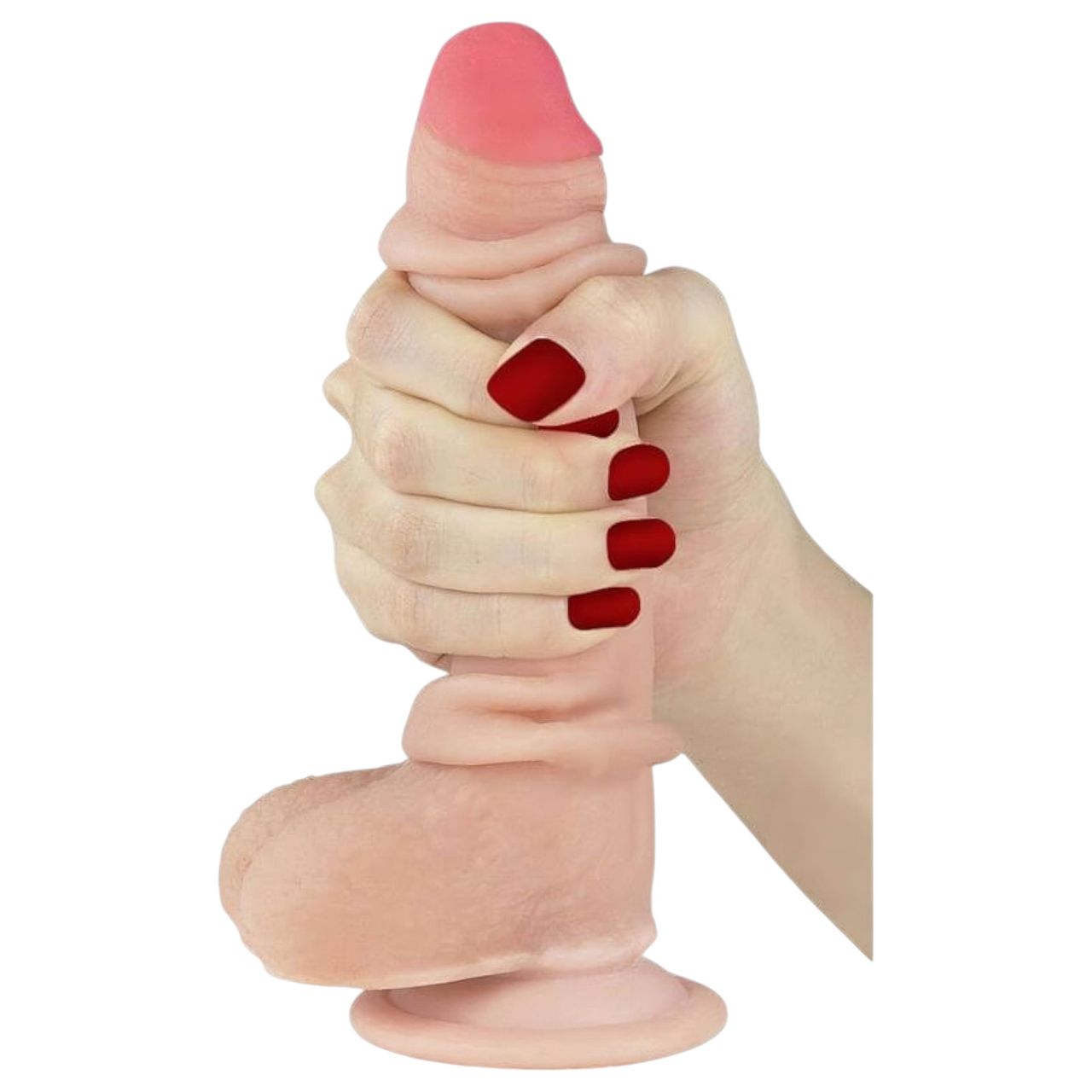 Lovetoy Sliding-Skin - kétrétegű dildó - 18 cm (testszínű) Lovetoy Sliding-Skin - kétrétegű dildó - 18 cm (testszínű)