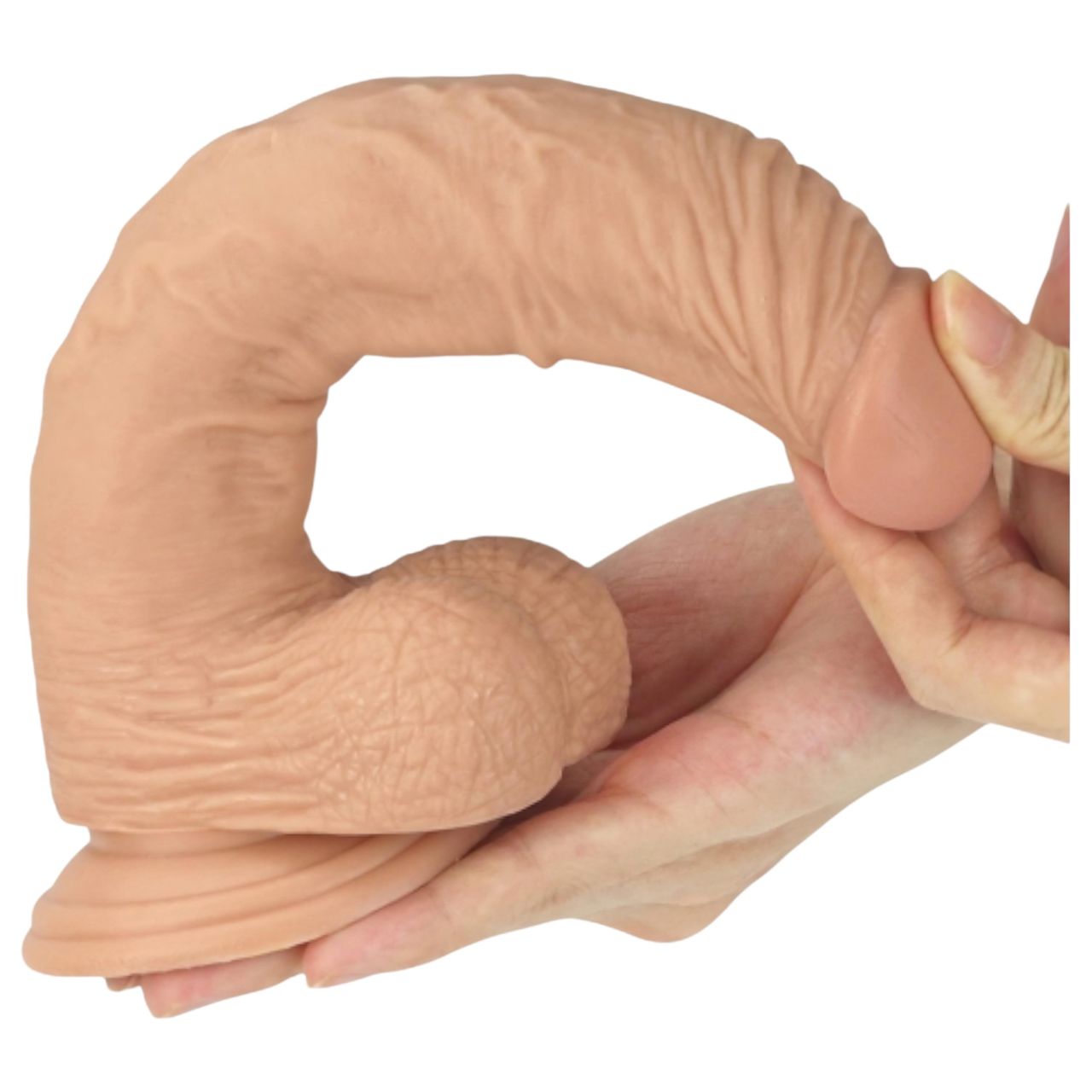Lovetoy Real Extreme - tapadókorongos dildó - 24 cm Lovetoy Real Extreme - tapadókorongos dildó - 24 cm