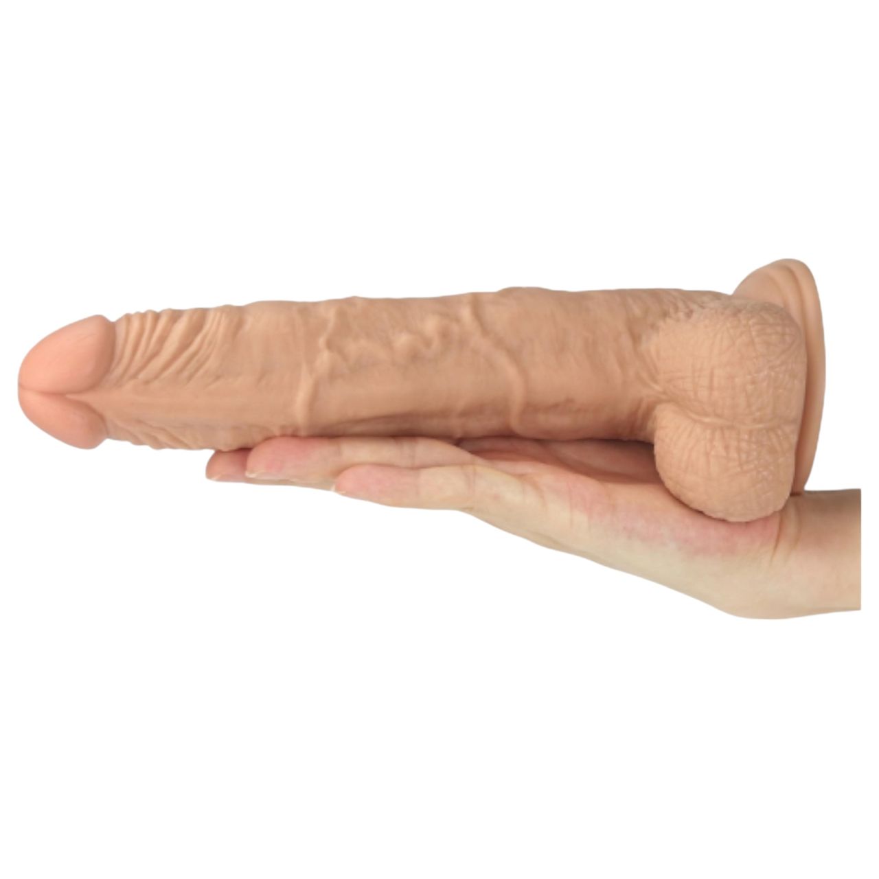 Lovetoy Real Extreme - tapadókorongos dildó - 24 cm Lovetoy Real Extreme - tapadókorongos dildó - 24 cm