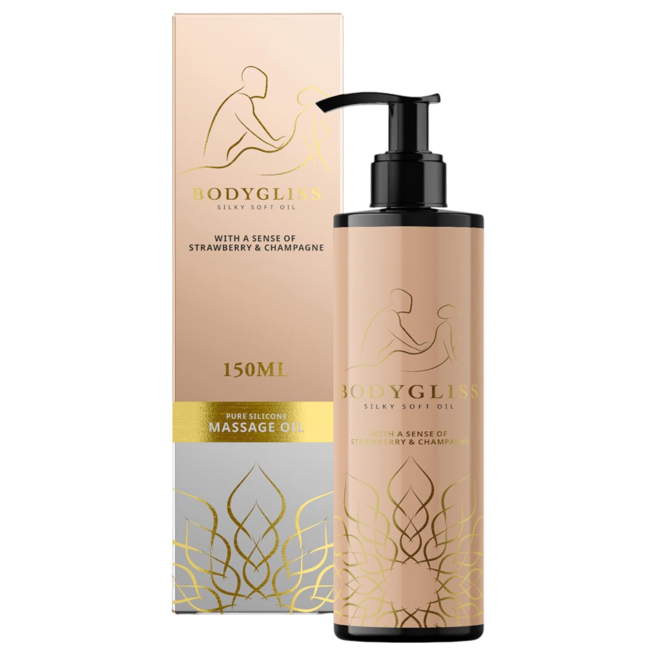Bodygliss - masszázsolaj és síkosító - eper (150 ml) Bodygliss - masszázsolaj és síkosító - eper (150 ml)