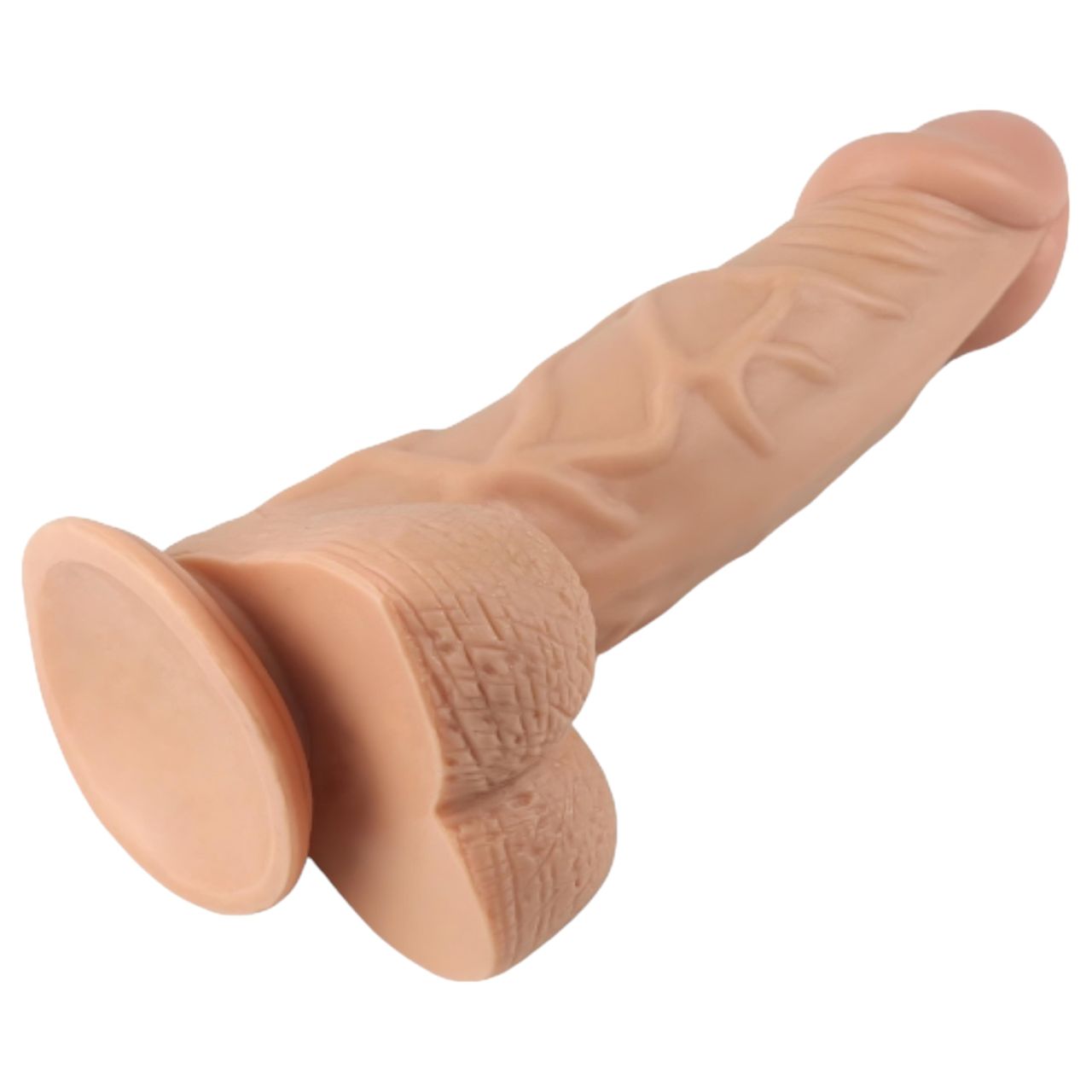 Lovetoy Real Extreme - tapadókorongos dildó - 23 cm (testszínű) Lovetoy Real Extreme - tapadókorongos dildó - 23 cm (testszínű)
