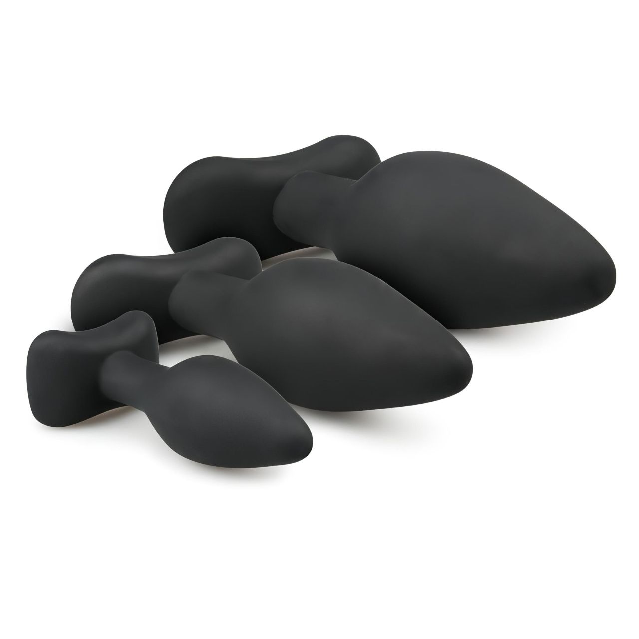 EasyToys Rocket - anál plug szett (fekete, 3 részes) EasyToys Rocket - anál plug szett (fekete, 3 részes)