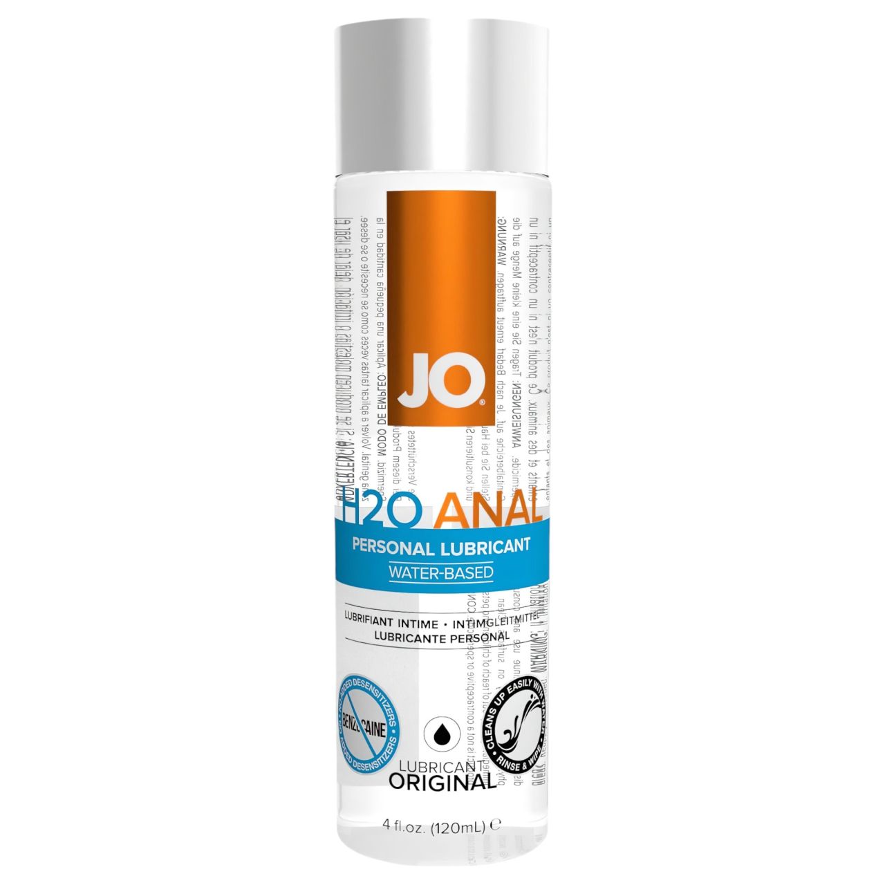 System JO - H2O Anal Original - vízbázisú anál síkosító (120 ml) System JO - H2O Anal Original - vízbázisú anál síkosító (120 ml)