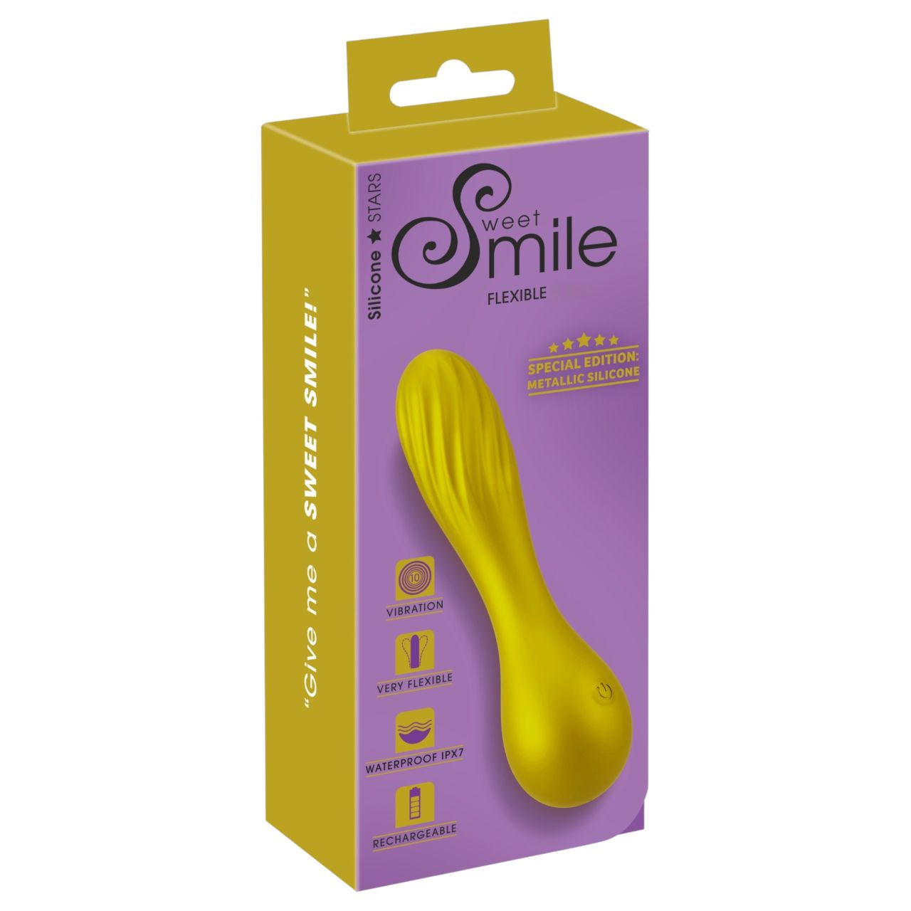 / Sweet Smile - Metallic Vibe mini vibrátor (sárga) / Sweet Smile - Metallic Vibe mini vibrátor (sárga)