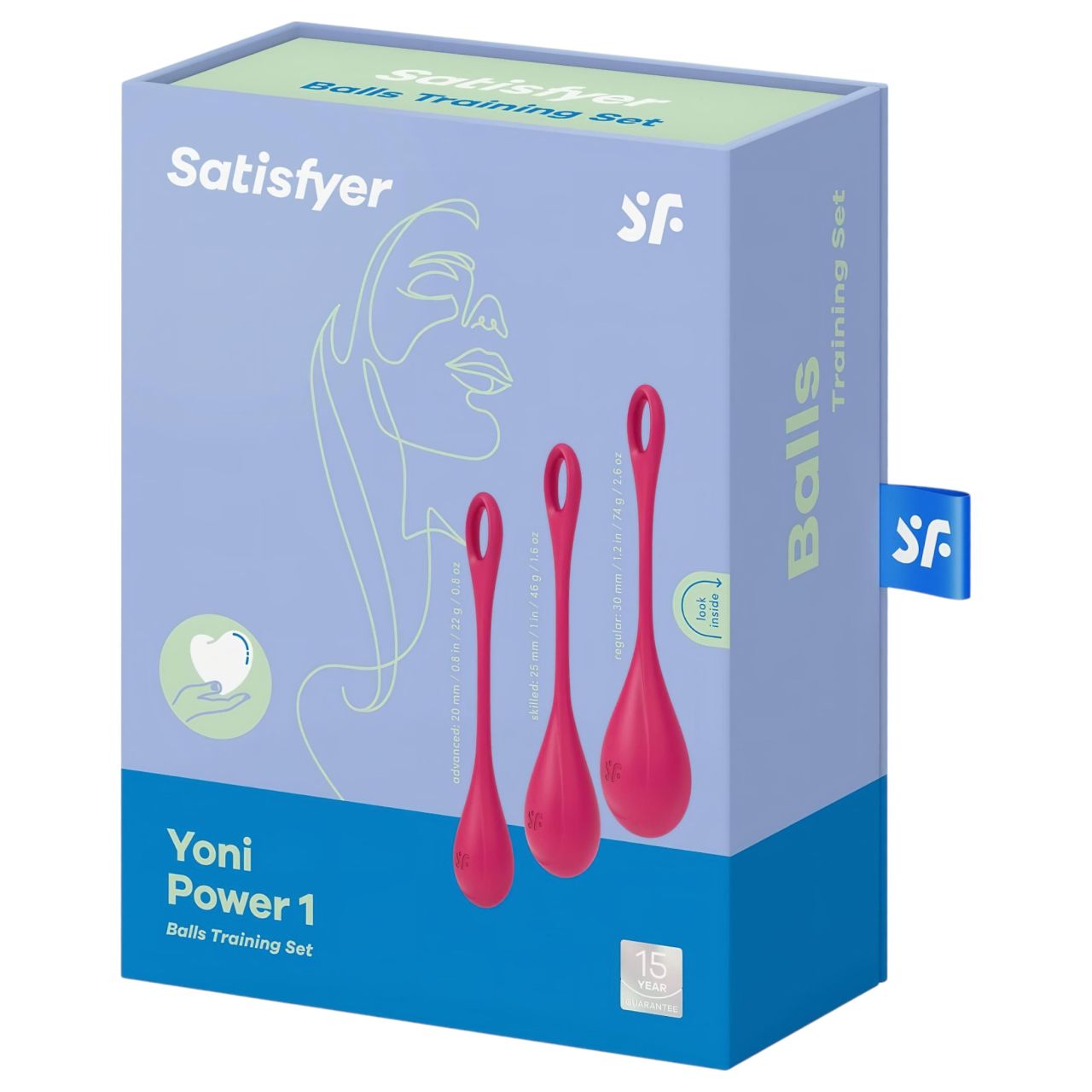 Satisfyer Yoni Power 1 - gésagolyó szett (piros, 3 részes) Satisfyer Yoni Power 1 - gésagolyó szett (piros, 3 részes)