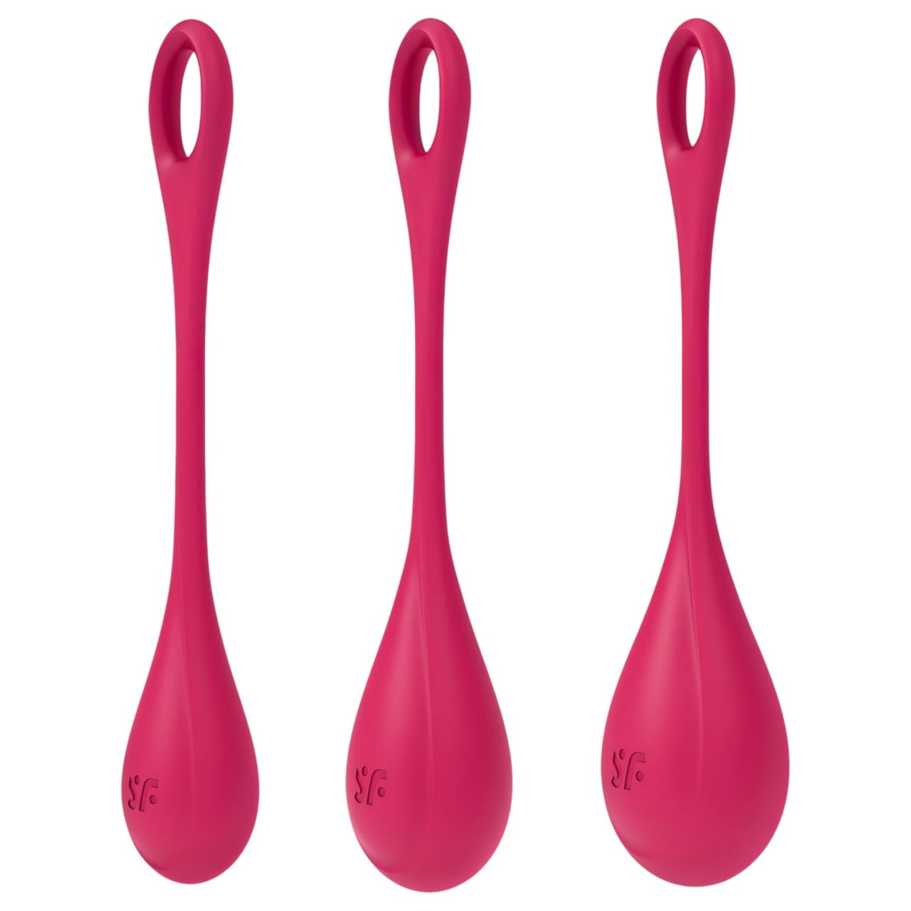 Satisfyer Yoni Power 1 - gésagolyó szett (piros, 3 részes) Satisfyer Yoni Power 1 - gésagolyó szett (piros, 3 részes)