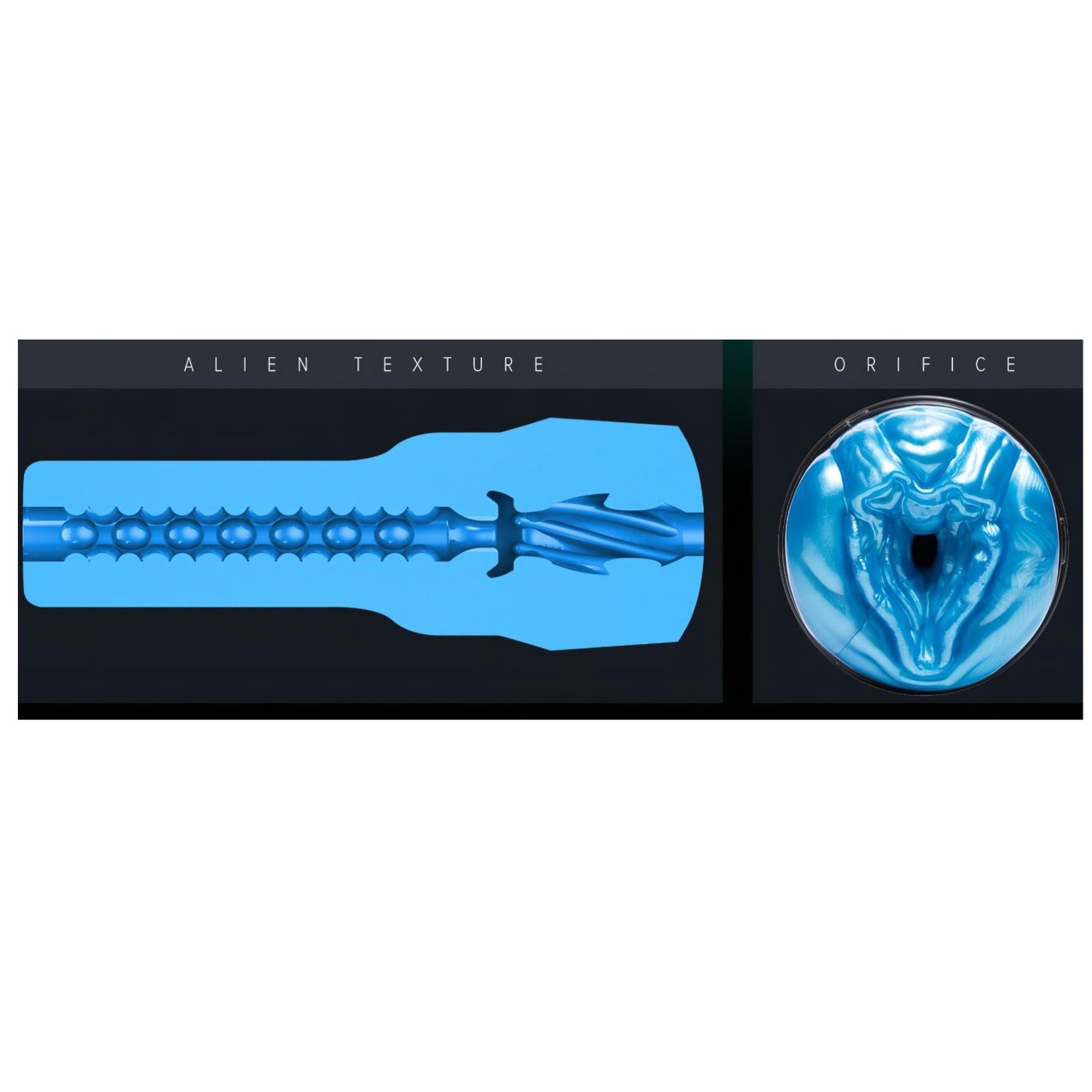 Fleshlight Alien - űrlény maszturbátor (kék)