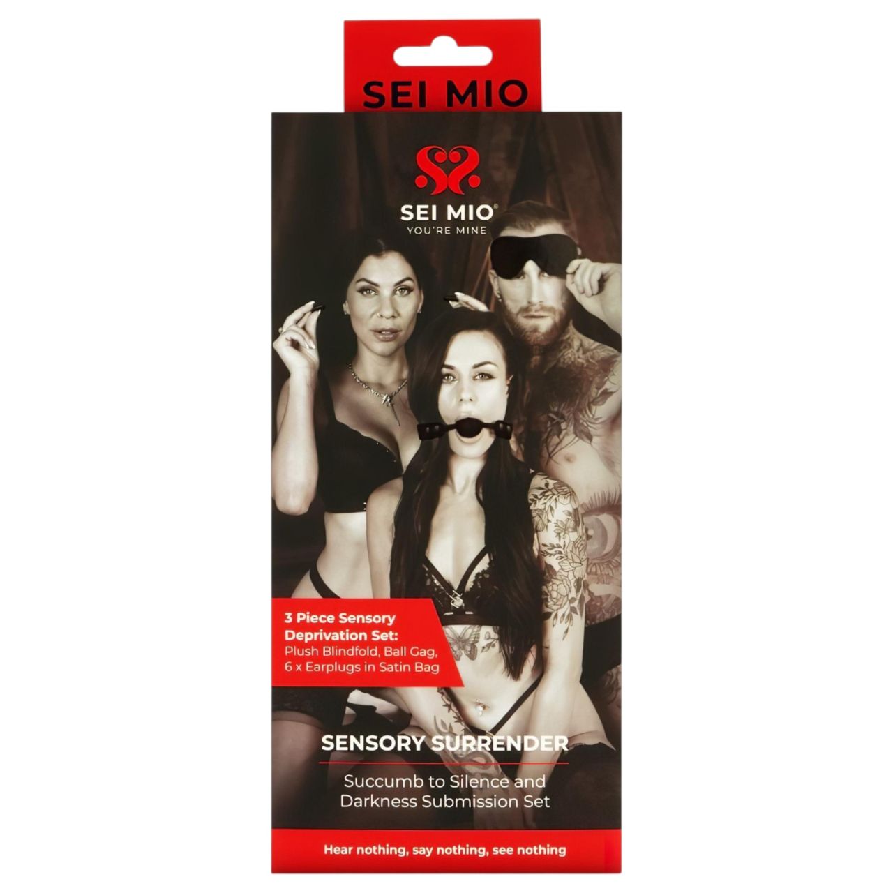 Sei Mio - BDSM haladó készlet (fekete) Sei Mio - BDSM haladó készlet (fekete)