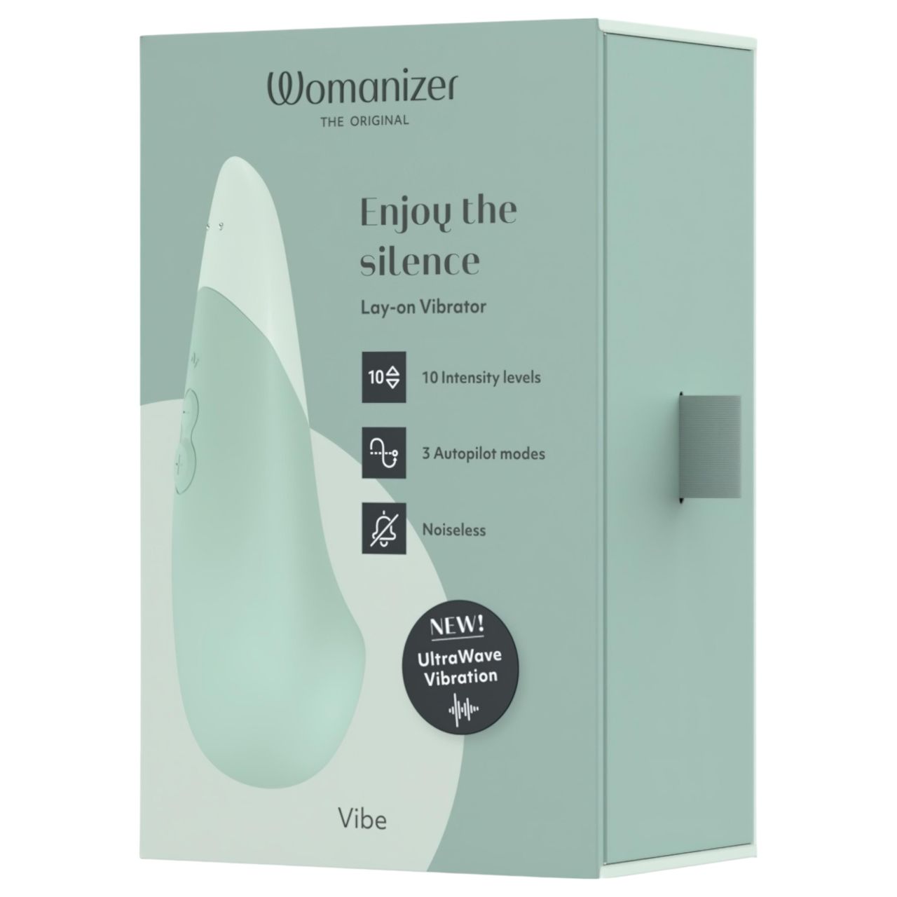 Womanizer Vibe - csikló vibrátor (zöld)