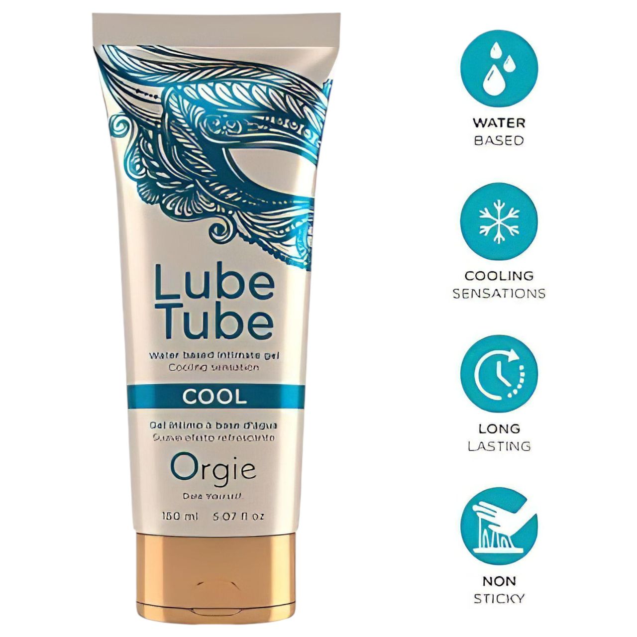 Orgie Lube Tube - hűsítő hatású síkosító gél (150 ml) Orgie Lube Tube - hűsítő hatású síkosító gél (150 ml)