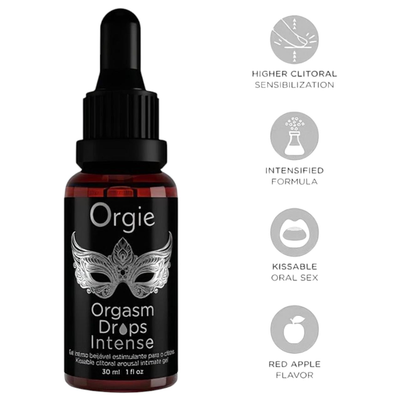 Orgie Orgasm Drops Intense - stimuláló intim gél nőknek (30 ml) Orgie Orgasm Drops Intense - stimuláló intim gél nőknek (30 ml)