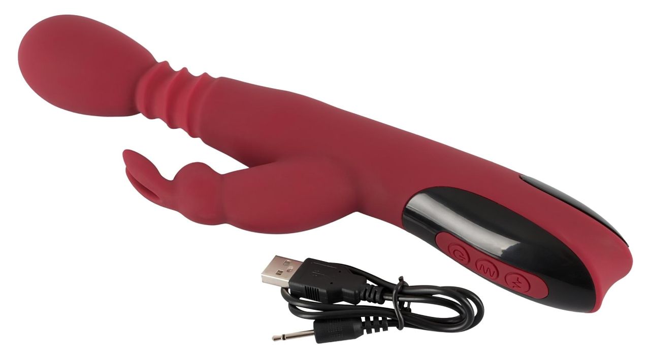 You2Toys Massager - lökő-forgó, melegítő G-pont vibrátor (piros) You2Toys Massager - lökő-forgó, melegítő G-pont vibrátor (piros)