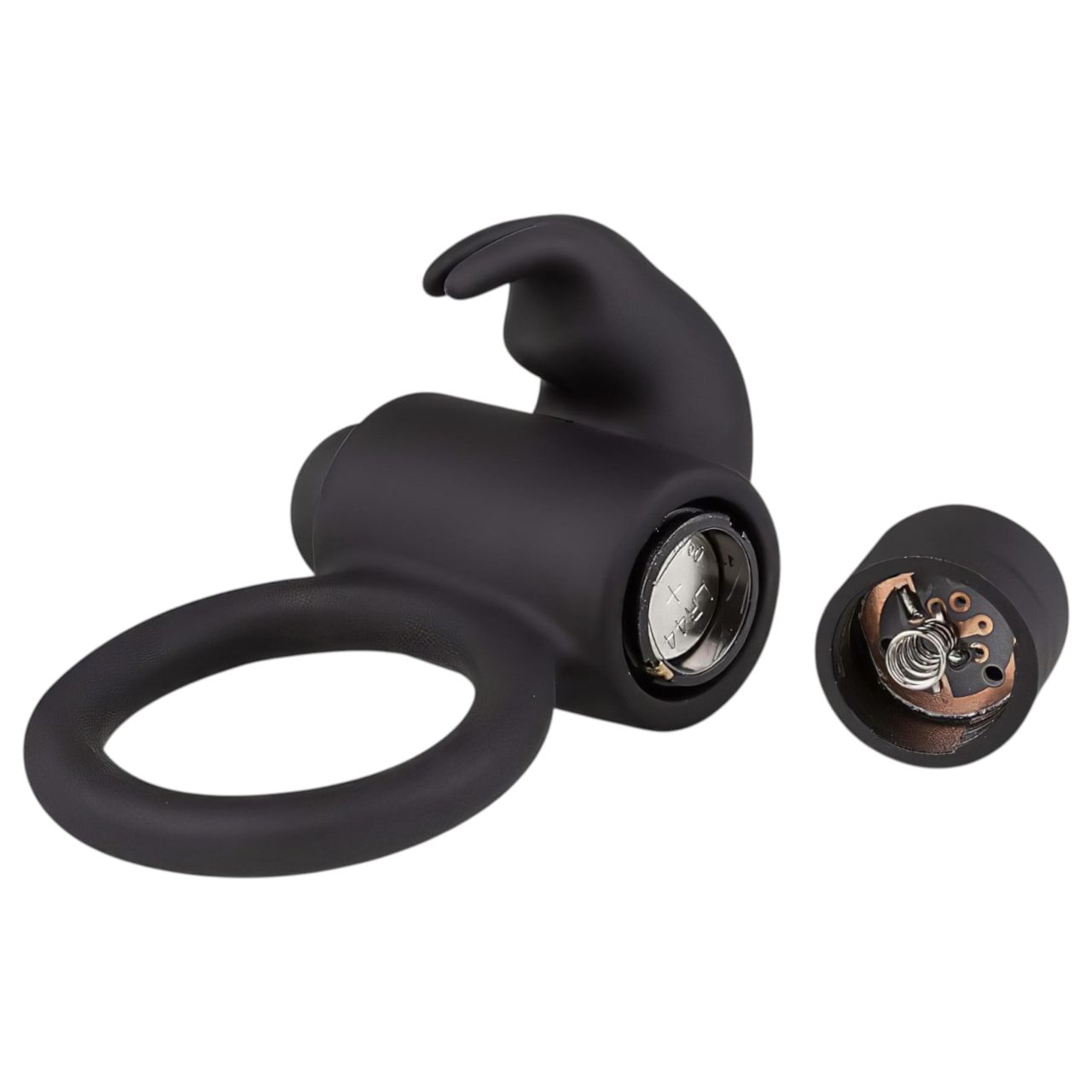 EasyToys Bunny - vibrációs péniszgyűrű (fekete) EasyToys Bunny - vibrációs péniszgyűrű (fekete)