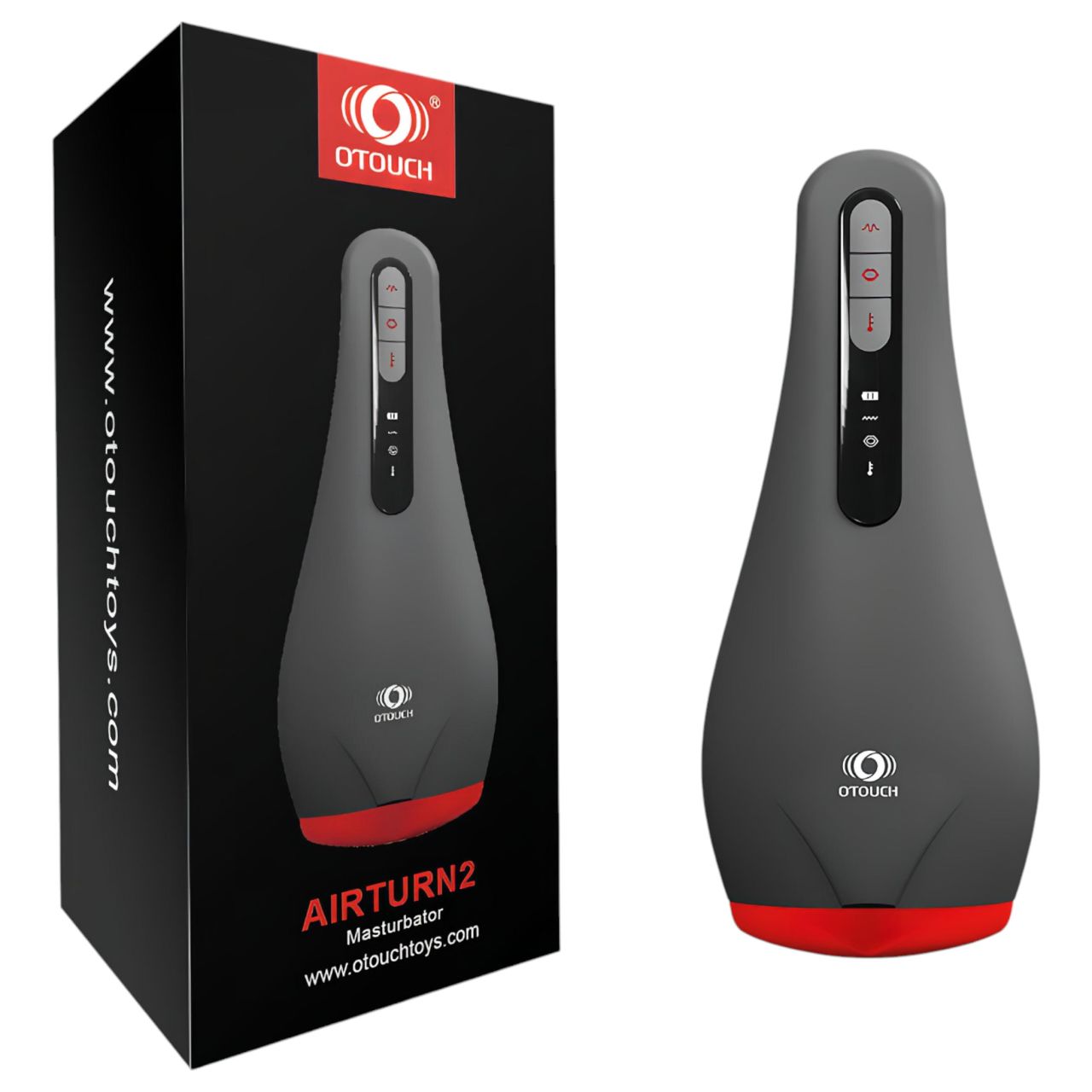 OTOUCH Airturn 2 - akkus szívó maszturbátor (fekete) OTOUCH Airturn 2 - akkus szívó maszturbátor (fekete)
