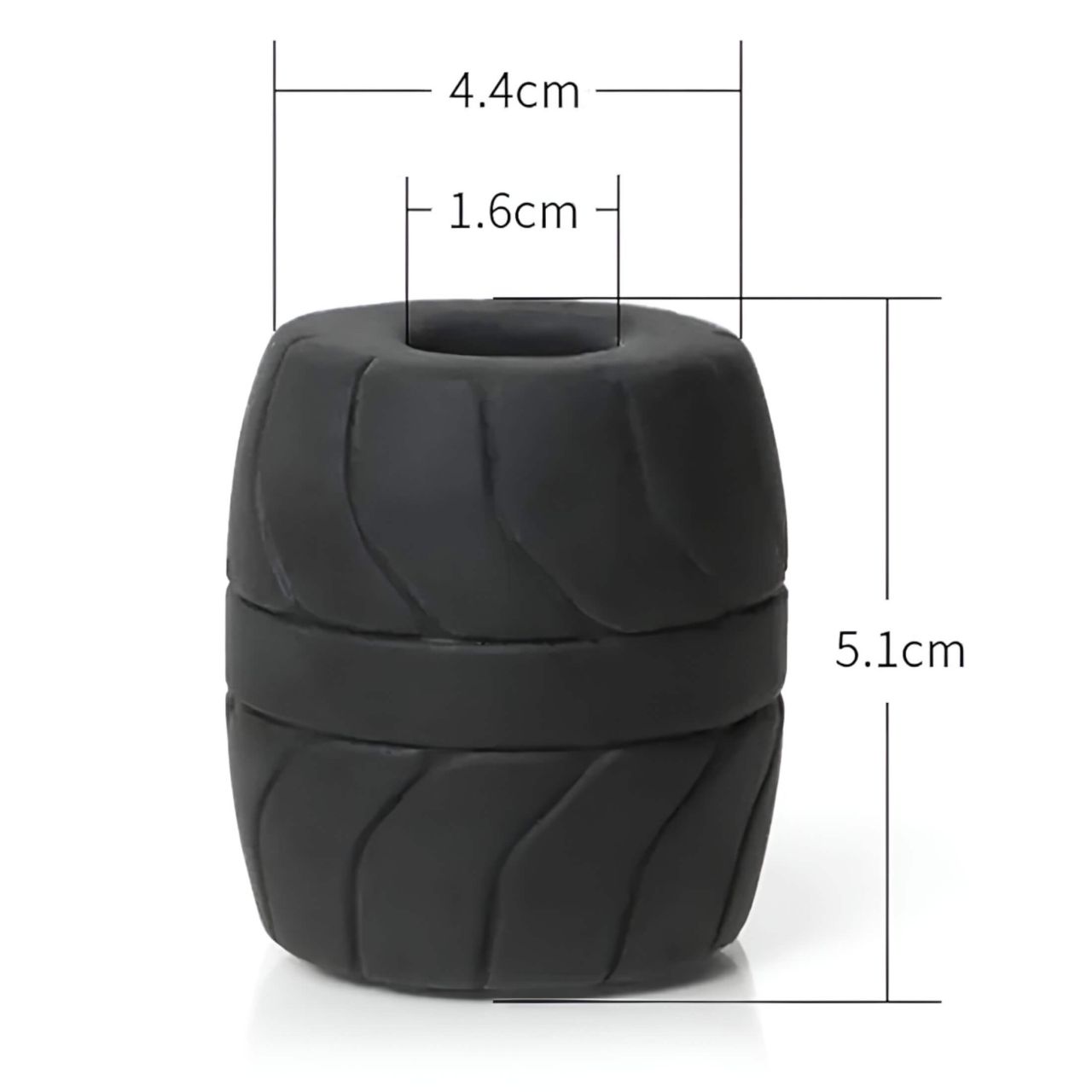 Perfect Fit - SilaSkin Ball Heregyűrű és nyújtó (fekete) Perfect Fit - SilaSkin Ball Heregyűrű és nyújtó (fekete)