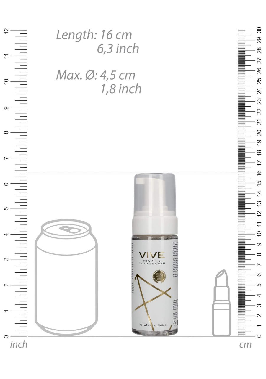 Vive - szexjáték tisztító hab (140 ml) Vive - szexjáték tisztító hab (140 ml)