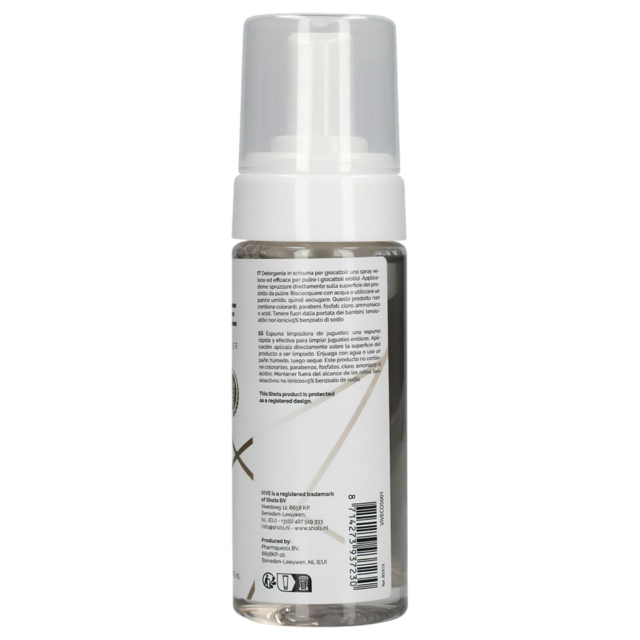 Vive - szexjáték tisztító hab (140 ml) Vive - szexjáték tisztító hab (140 ml)