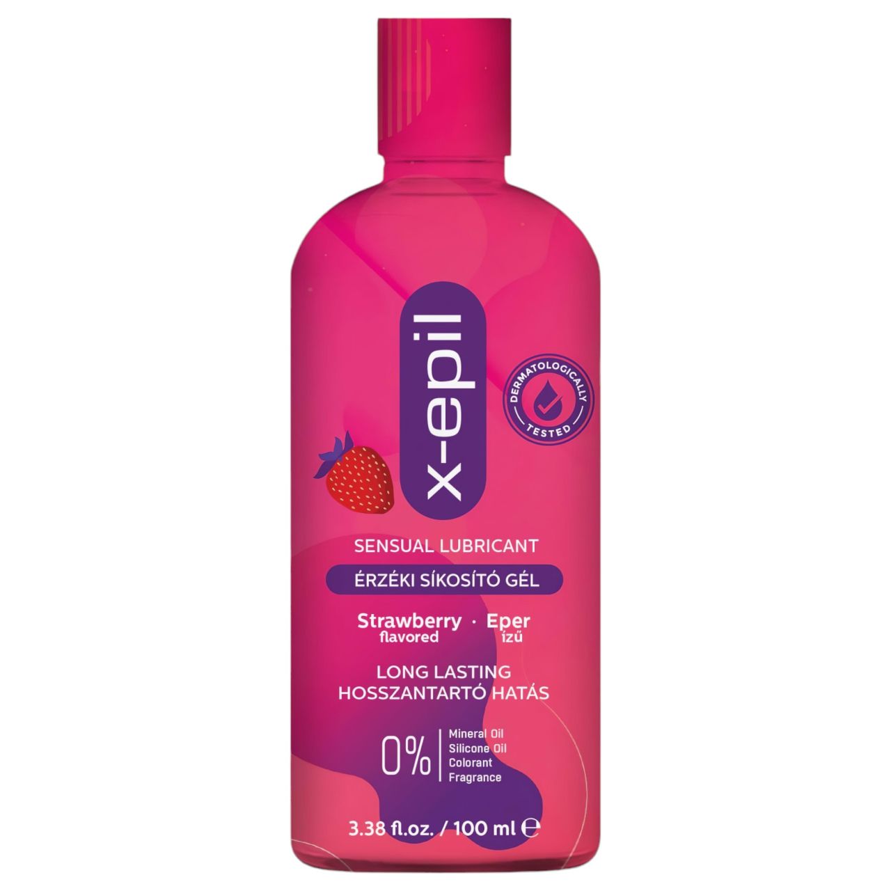 X-Epil - eper ízű érzéki síkosító gél (100 ml) X-Epil - eper ízű érzéki síkosító gél (100 ml)