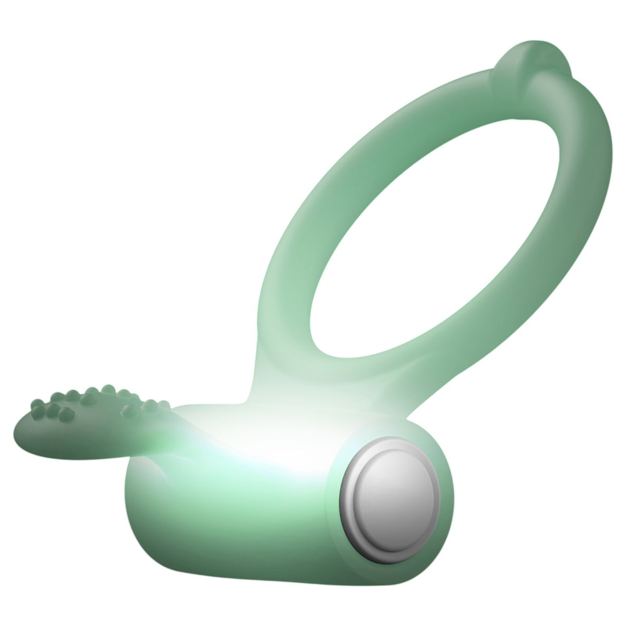 Dorcel - foszforeszkáló vibrációs péniszgyűrű (fehér) Dorcel - foszforeszkáló vibrációs péniszgyűrű (fehér)
