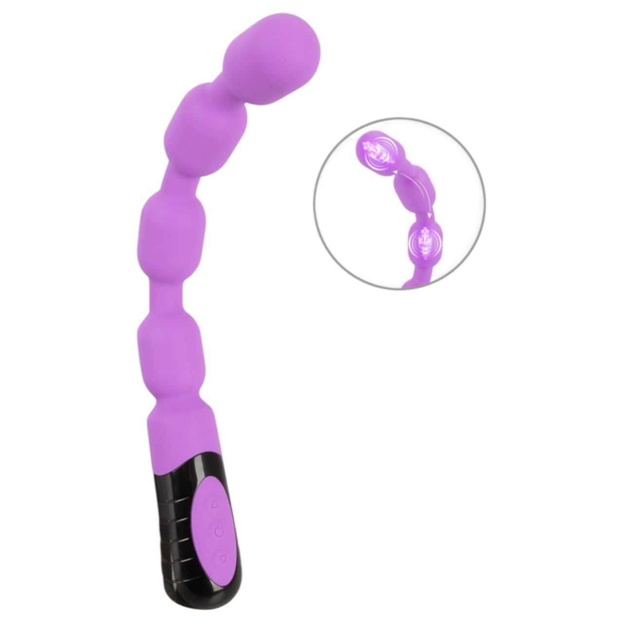 You2Toys - gyöngyös G- és P-pont vibrátor (lila) You2Toys - gyöngyös G- és P-pont vibrátor (lila)