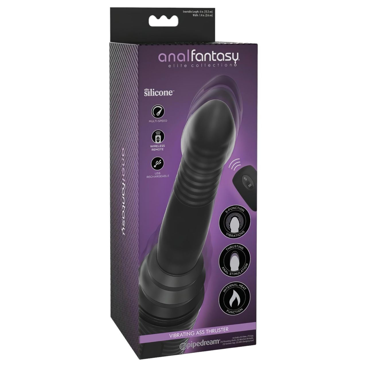 Pipedream - Analfantasy Ass Thruster - lökő anál vibrátor (fekete) Pipedream - Analfantasy Ass Thruster - lökő anál vibrátor (fekete)