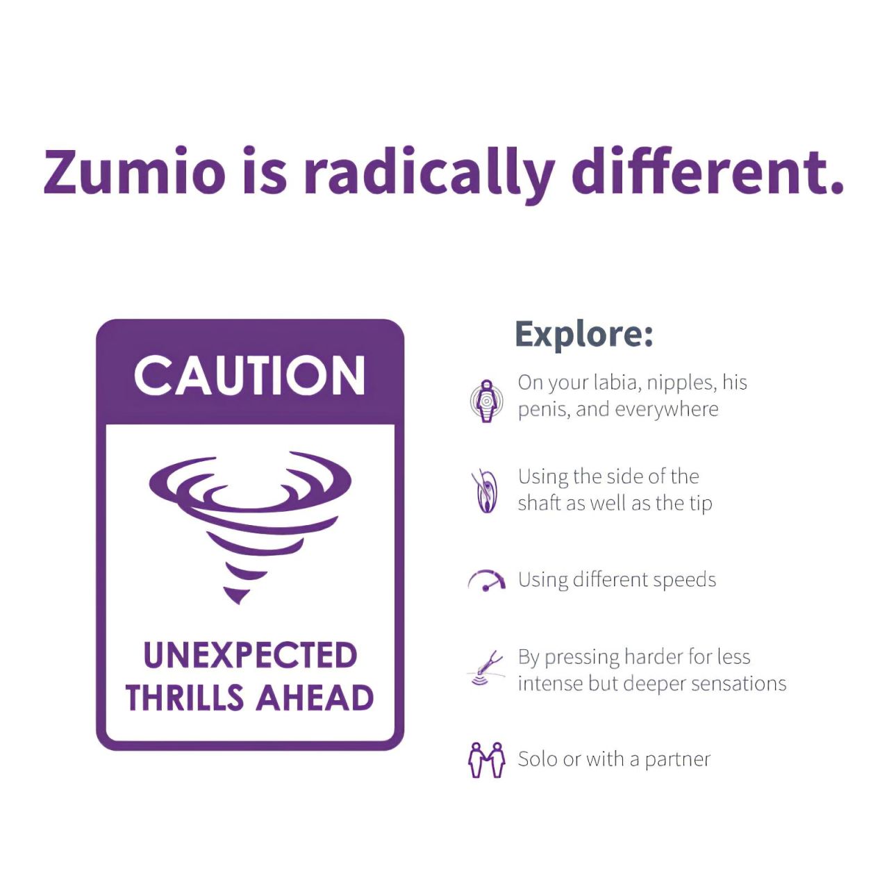 Zumio Soft - akkus csikló vibrátor (lila) Zumio Soft - akkus csikló vibrátor (lila)