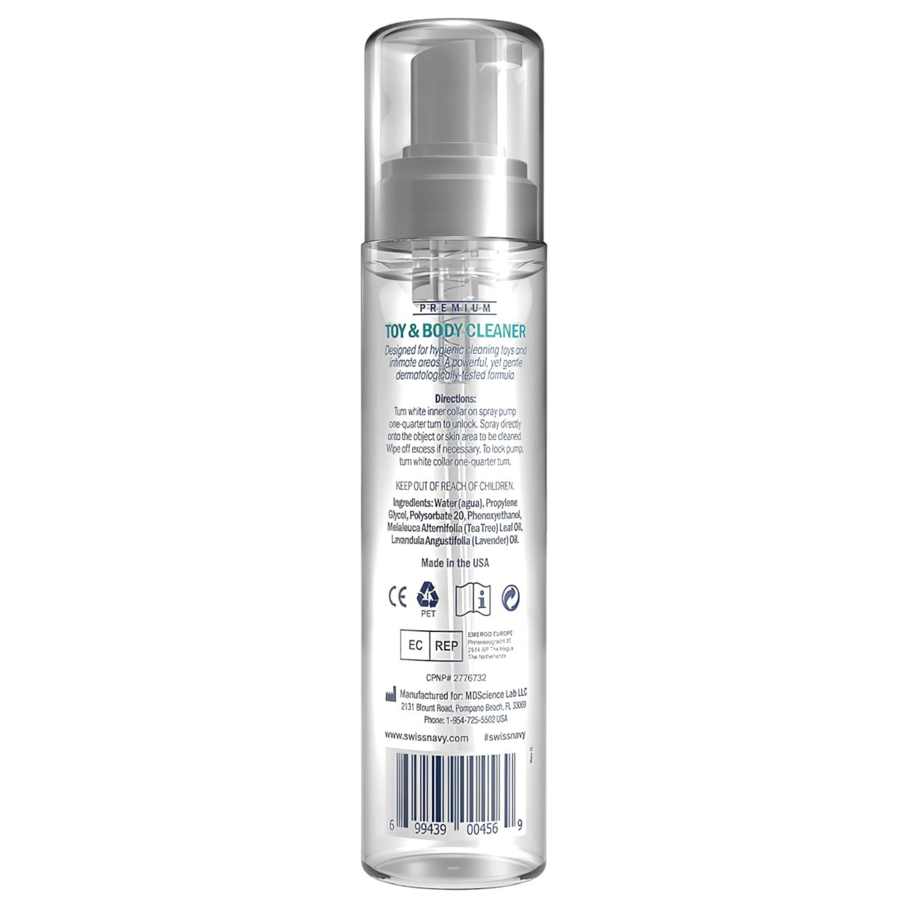 Swiss Navy Toy & Body Cleaner - tisztító hab (221 ml)
