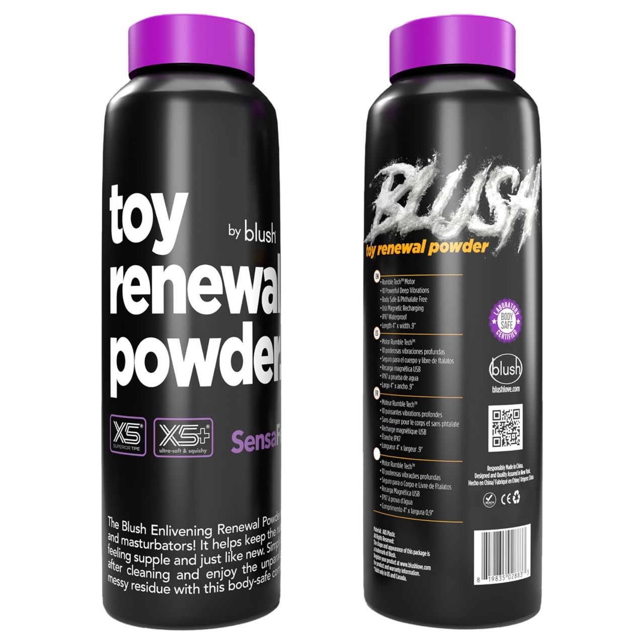 blush - regeneráló púder játékokhoz (fehér, 96 g)