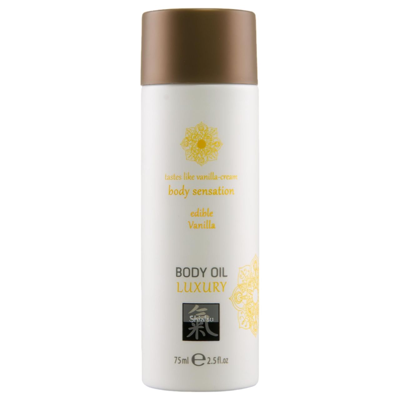HOT - Shiatsu Luxury - ehető masszázsolaj - vanília (75 ml) HOT - Shiatsu Luxury - ehető masszázsolaj - vanília (75 ml)