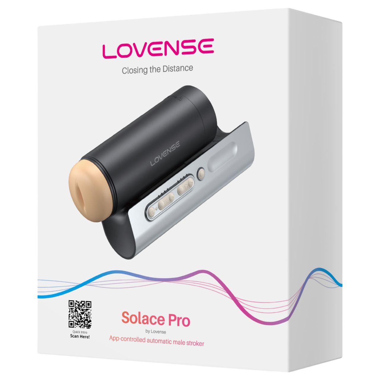 Lovense Solace Pro - App-vezérelt maszturbátor, férfiaknak (fekete) Lovense Solace Pro - App-vezérelt maszturbátor, férfiaknak (fekete)