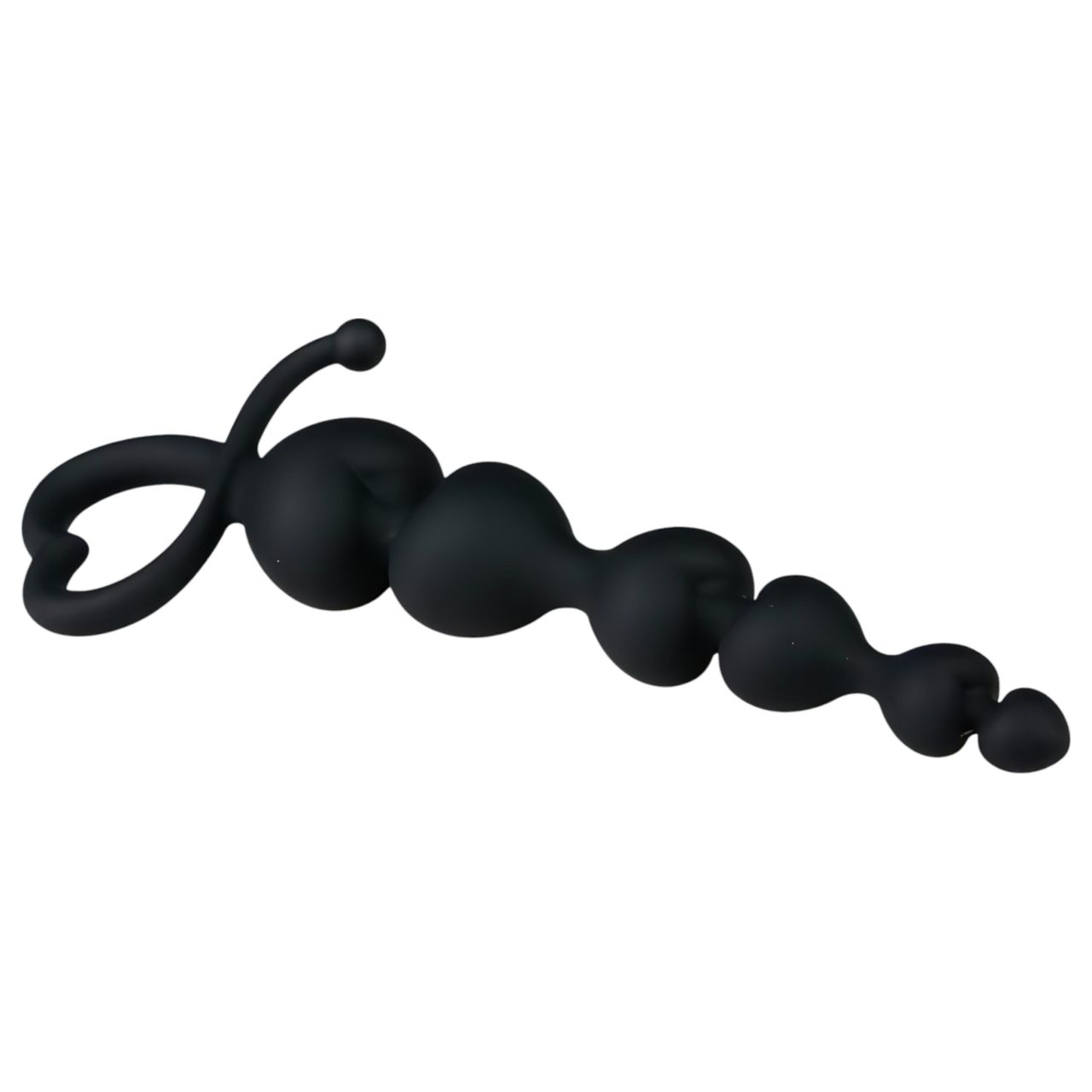 EasyToys - gyöngyös anál dildó (fekete) EasyToys - gyöngyös anál dildó (fekete)