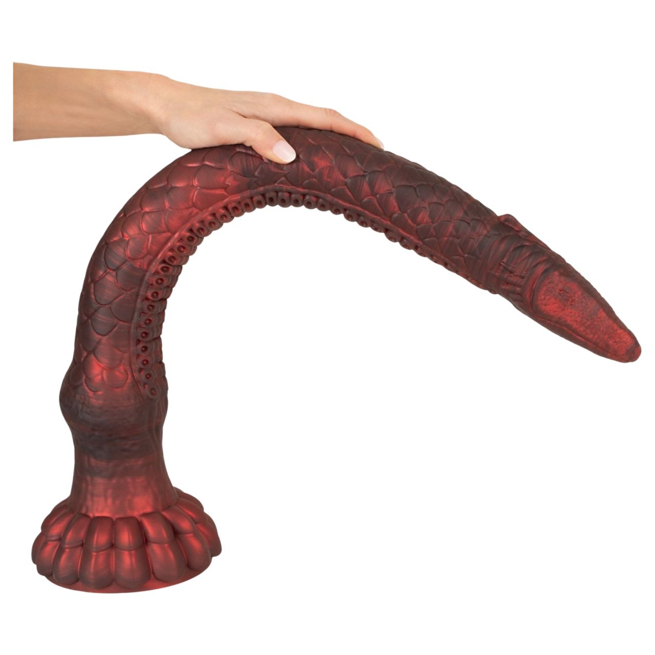 Beasty Cocks The Enormous Eel - óriás angolna dildó (piros) Beasty Cocks The Enormous Eel - óriás angolna dildó (piros)