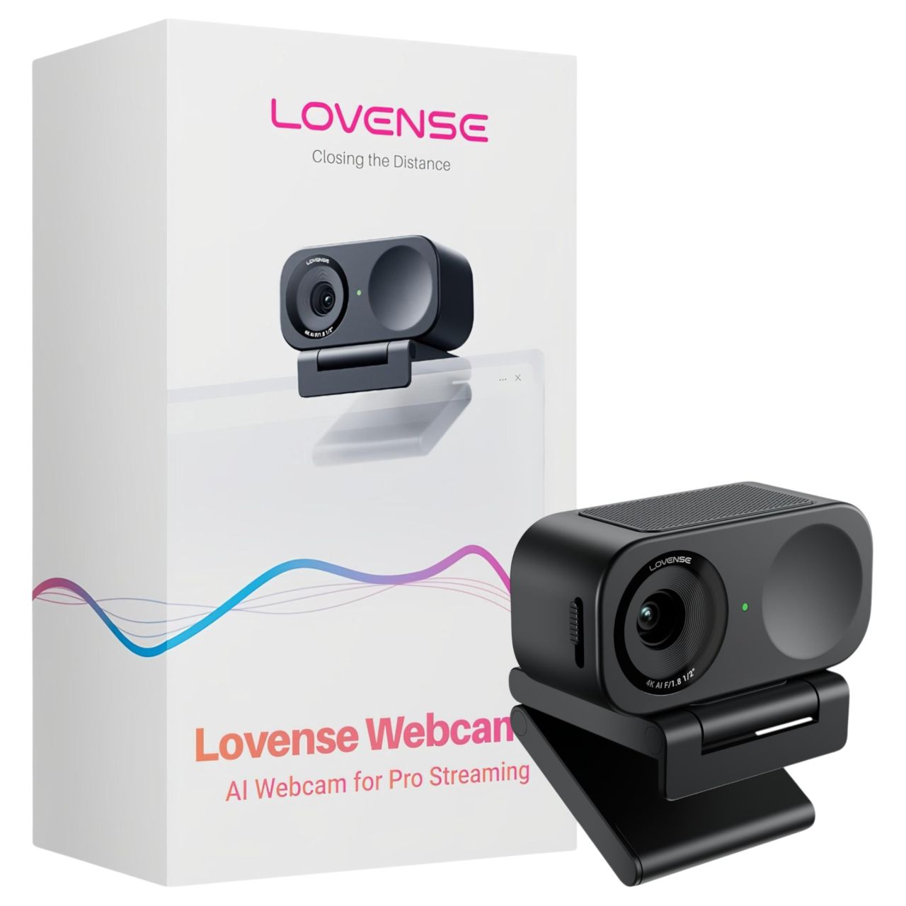 Lovense Webcam 2 - AI webkamera streaminghez (fekete) Lovense Webcam 2 - AI webkamera streaminghez (fekete)
