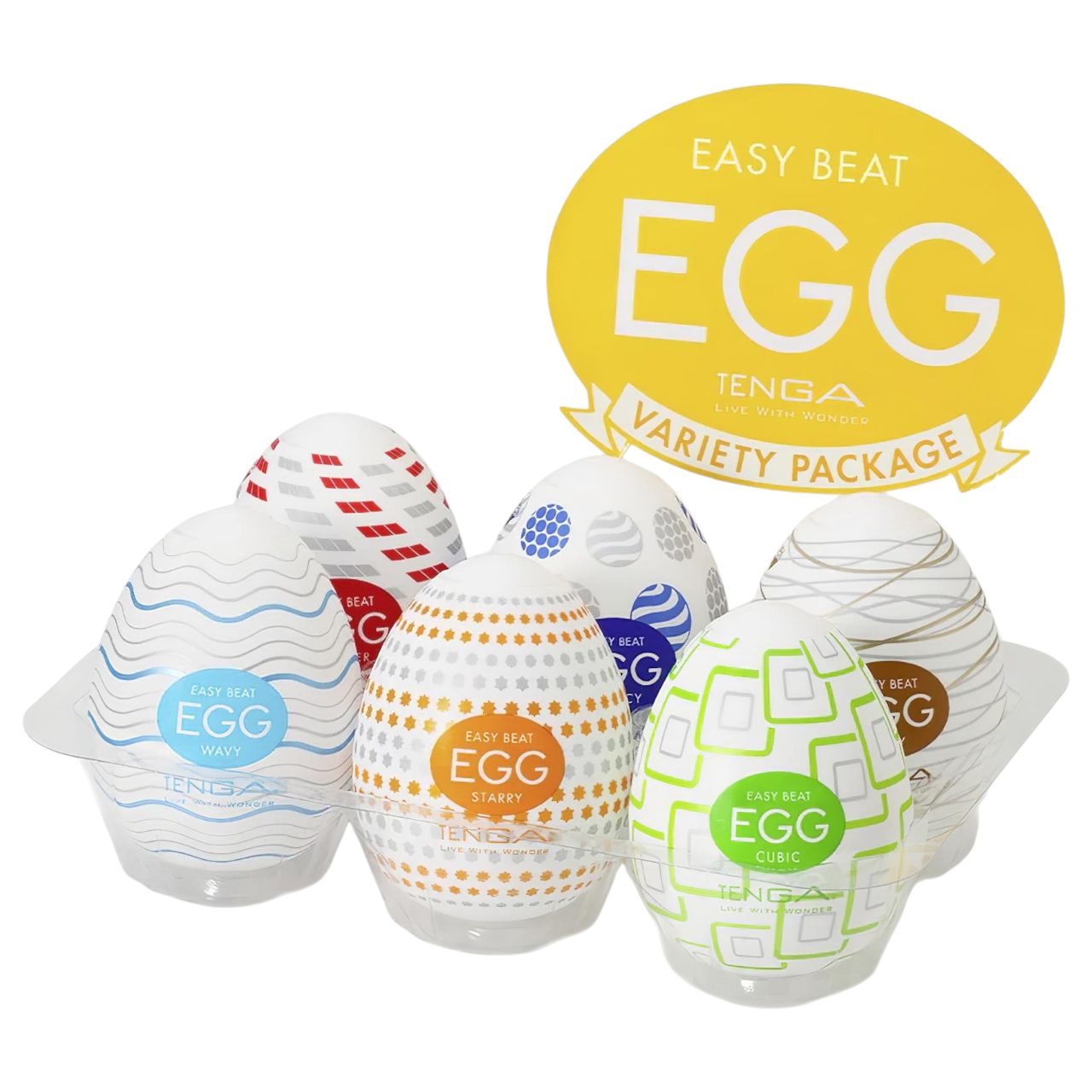 TENGA Variety - tojás maszturbátor készlet (6 db) TENGA Variety - tojás maszturbátor készlet (6 db)
