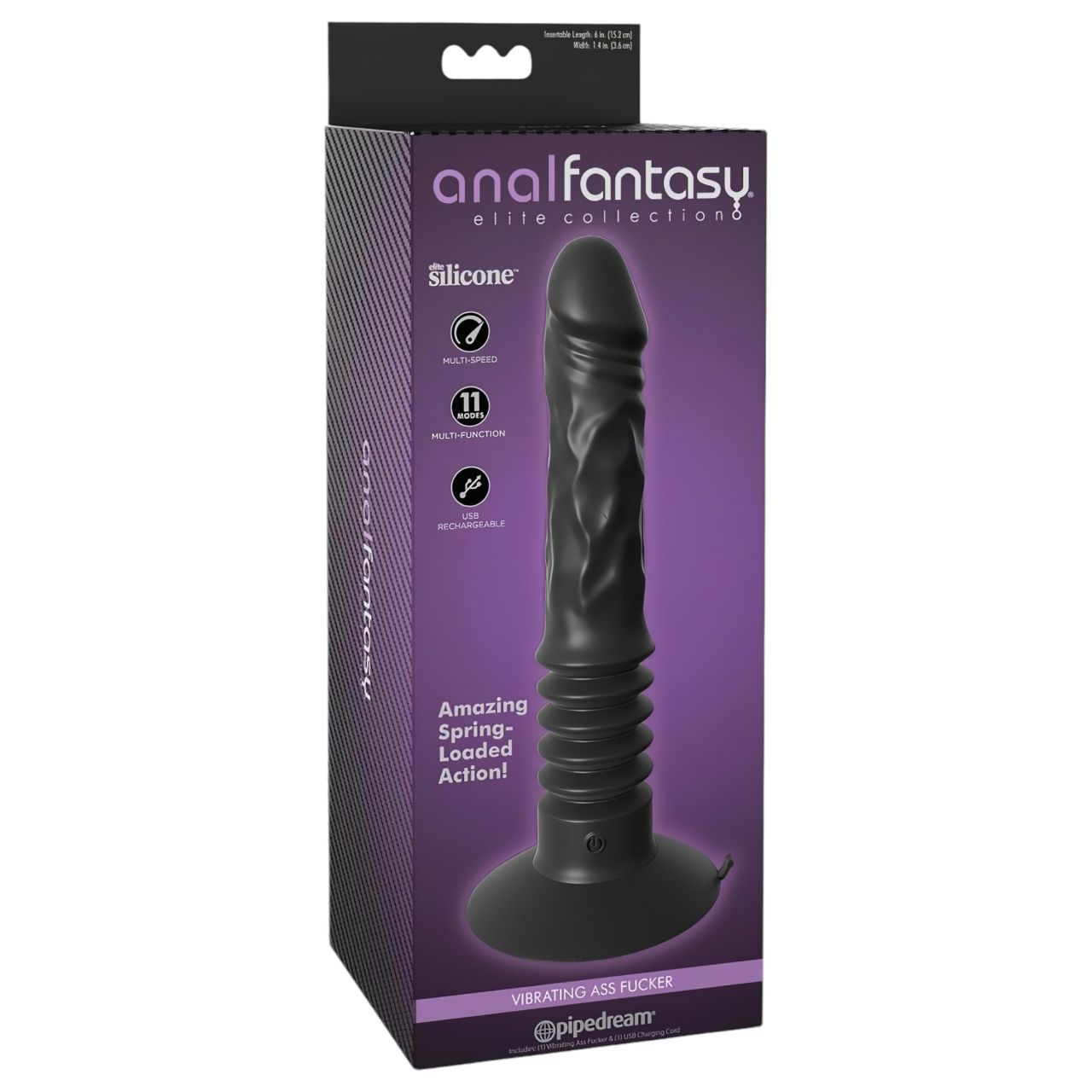 Pipedream - Analfantasy Ass Fucker - akkus anál vibrátor (fekete) Pipedream - Analfantasy Ass Fucker - akkus anál vibrátor (fekete)