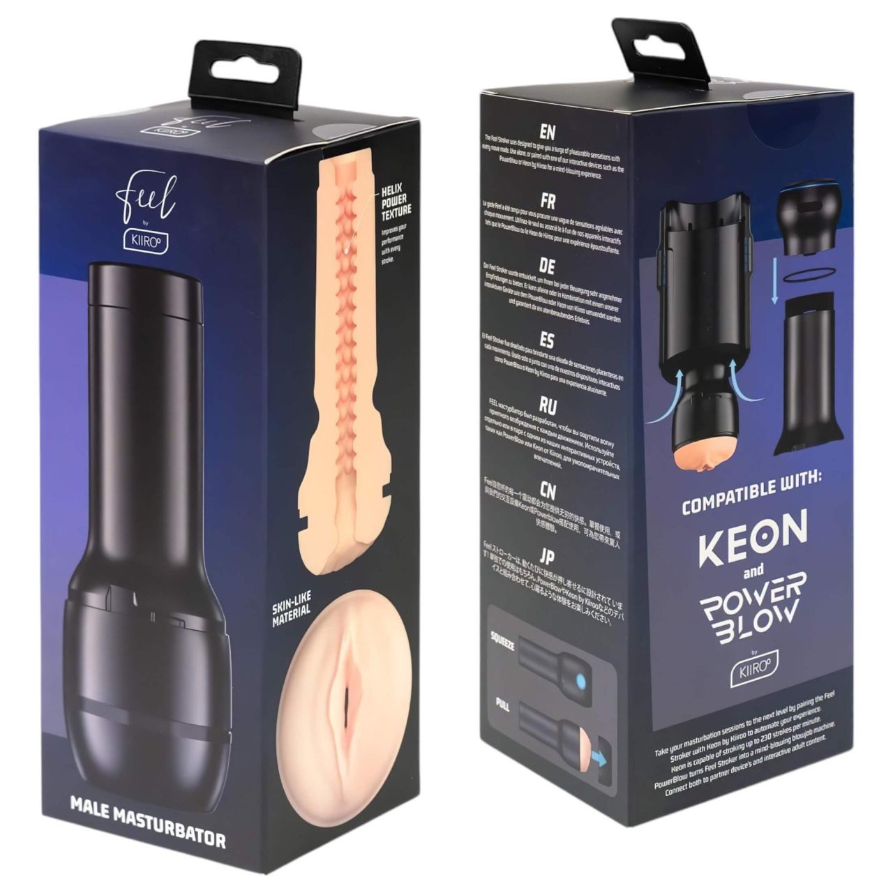 Kiiroo Feel - művagina maszturbátor - PowerBlow kompatibilis (testszínű)