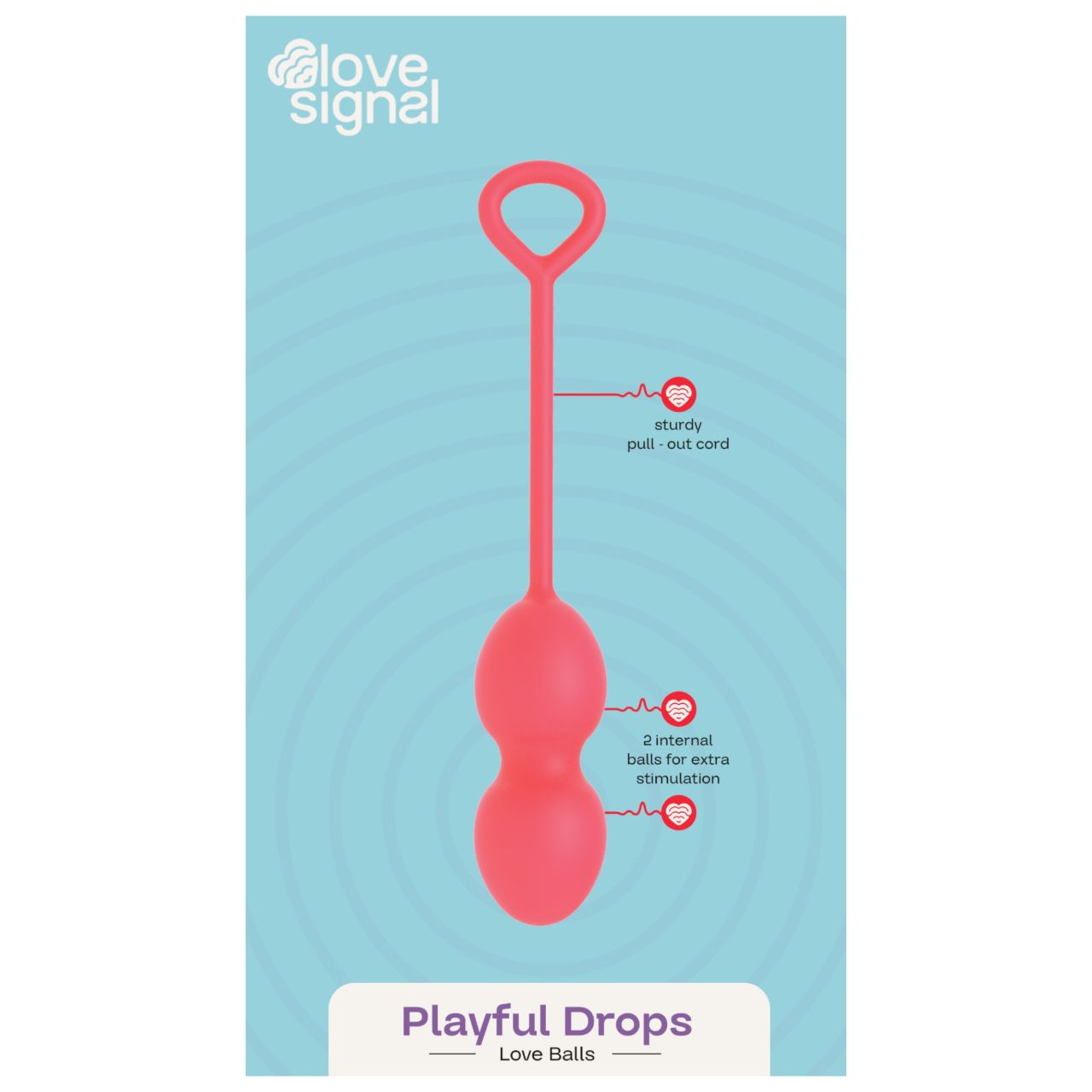 Dreamtoys Love Signal - gésagolyó duo (piros) Dreamtoys Love Signal - gésagolyó duo (piros)