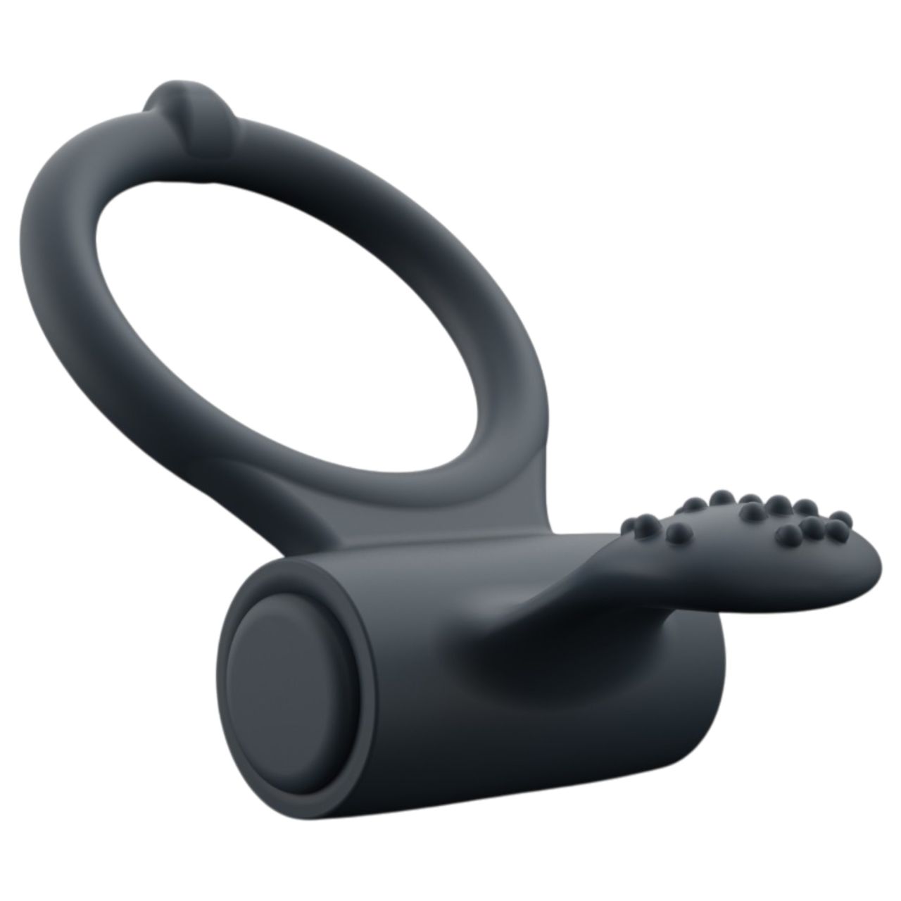 Dorcel Power Clit Plus - akkus, vibrációs péniszgyűrű (fekete)