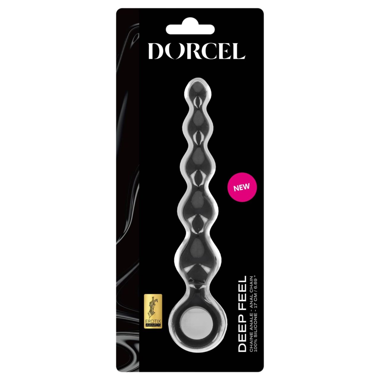 Dorcel Deep Feel - gyöngyös anál dildó (fekete) Dorcel Deep Feel - gyöngyös anál dildó (fekete)