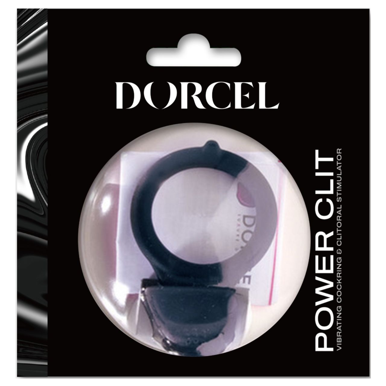 Dorcel Power Clit - vibrációs péniszgyűrű (fekete)