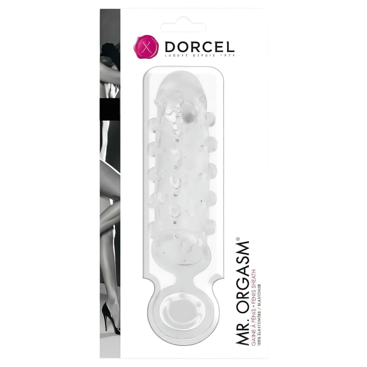 Dorcel Mr. Orgasm - gömbös péniszköpeny (áttetsző) Dorcel Mr. Orgasm - gömbös péniszköpeny (áttetsző)