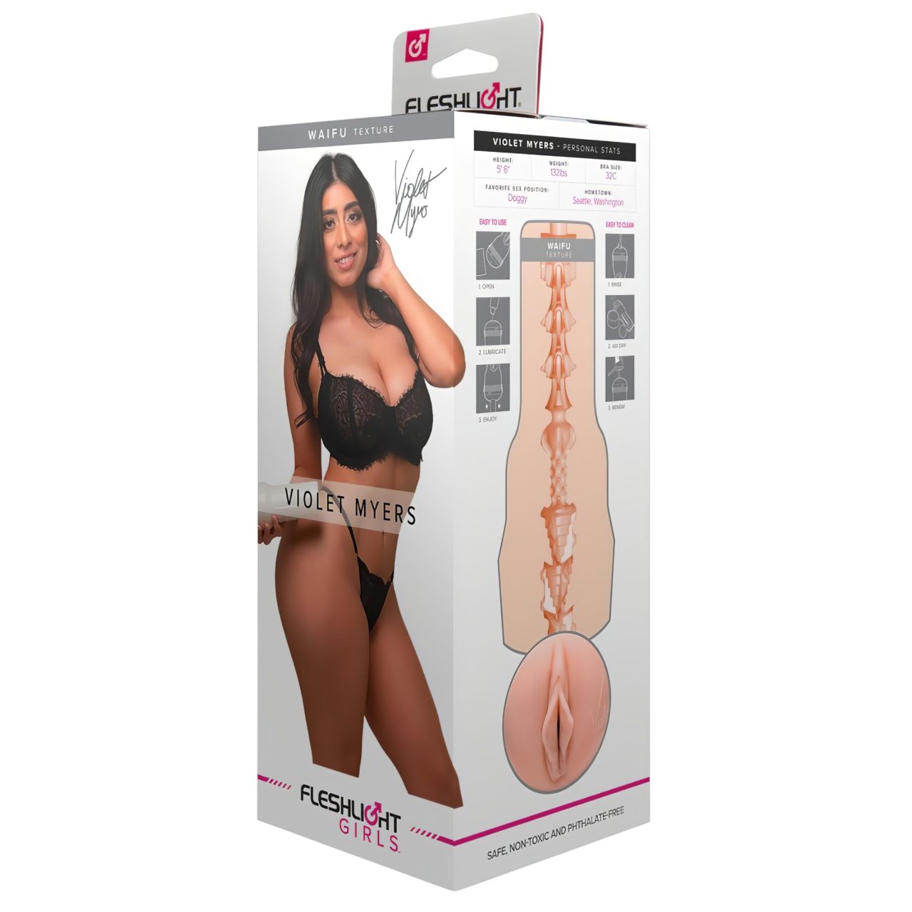 Fleshlight Violet Myers Waifu - élethű műpunci (testszínű)
