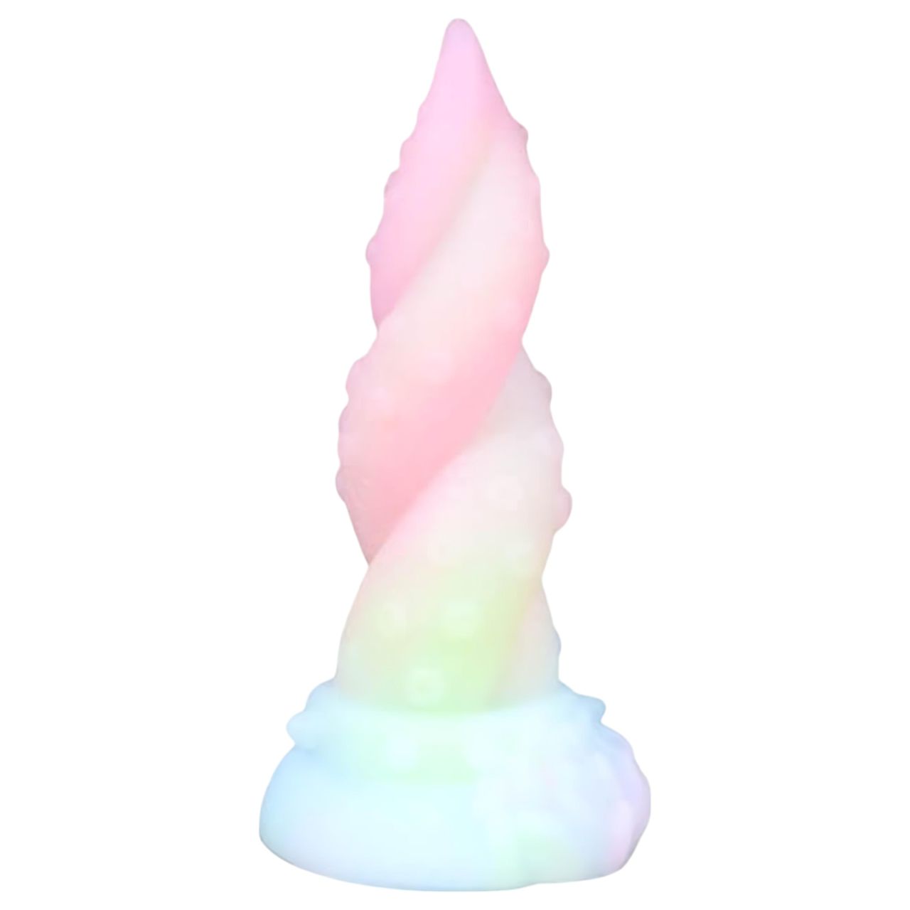 OgazR Kraken - csavart polipkar dildó - 18 cm (szivárvány) OgazR Kraken - csavart polipkar dildó - 18 cm (szivárvány)