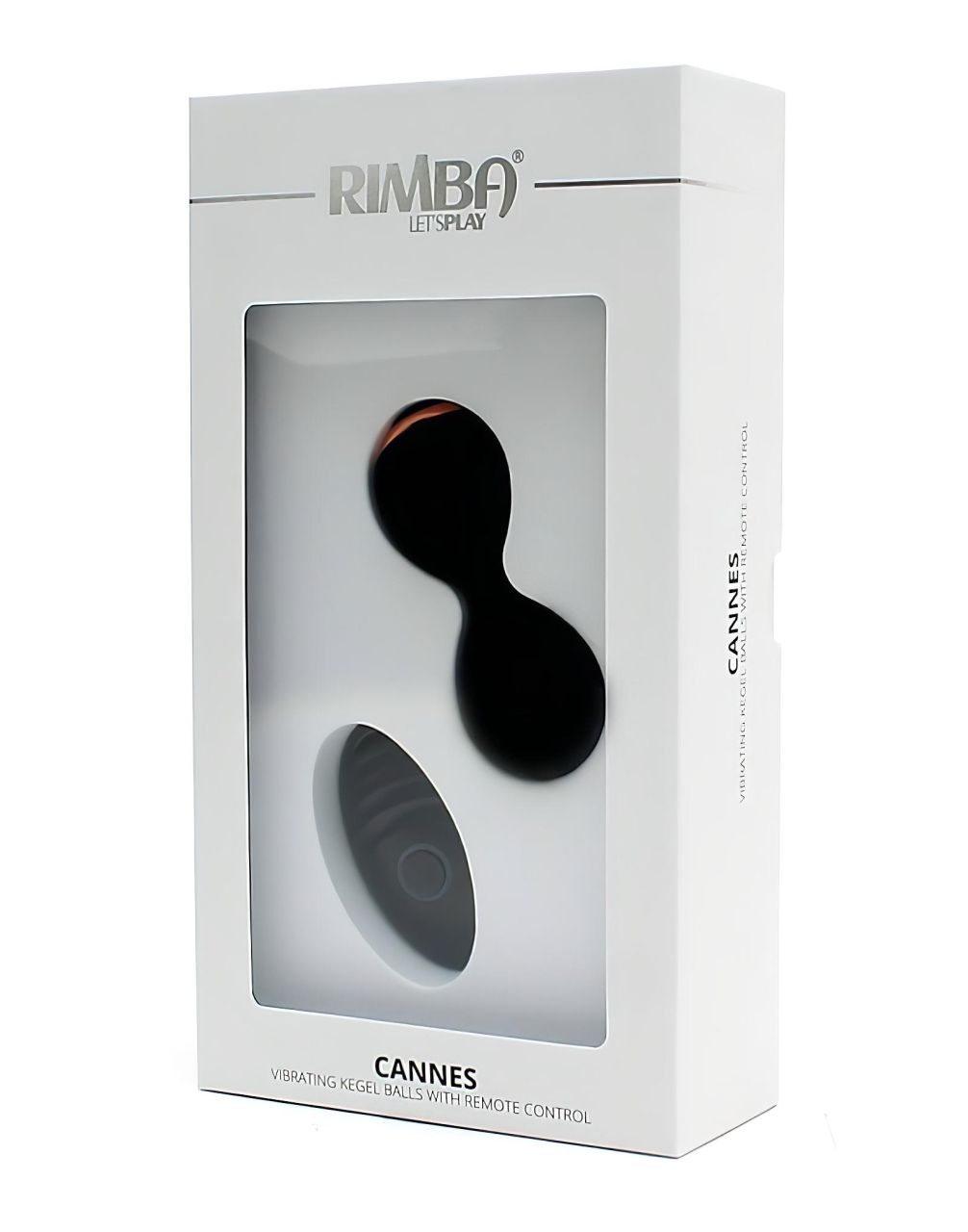 Rimba Cannes - hordható akkus, rádiós vibrációs tojás (fekete) Rimba Cannes - hordható akkus, rádiós vibrációs tojás (fekete)