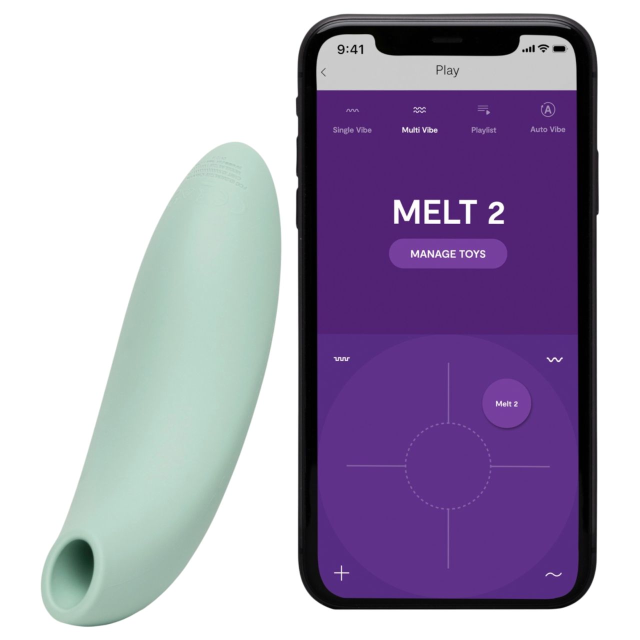 We-Vibe Melt 2 - App-vezérelt léghullámos csiklóizgató (türkiz) We-Vibe Melt 2 - App-vezérelt léghullámos csiklóizgató (türkiz)