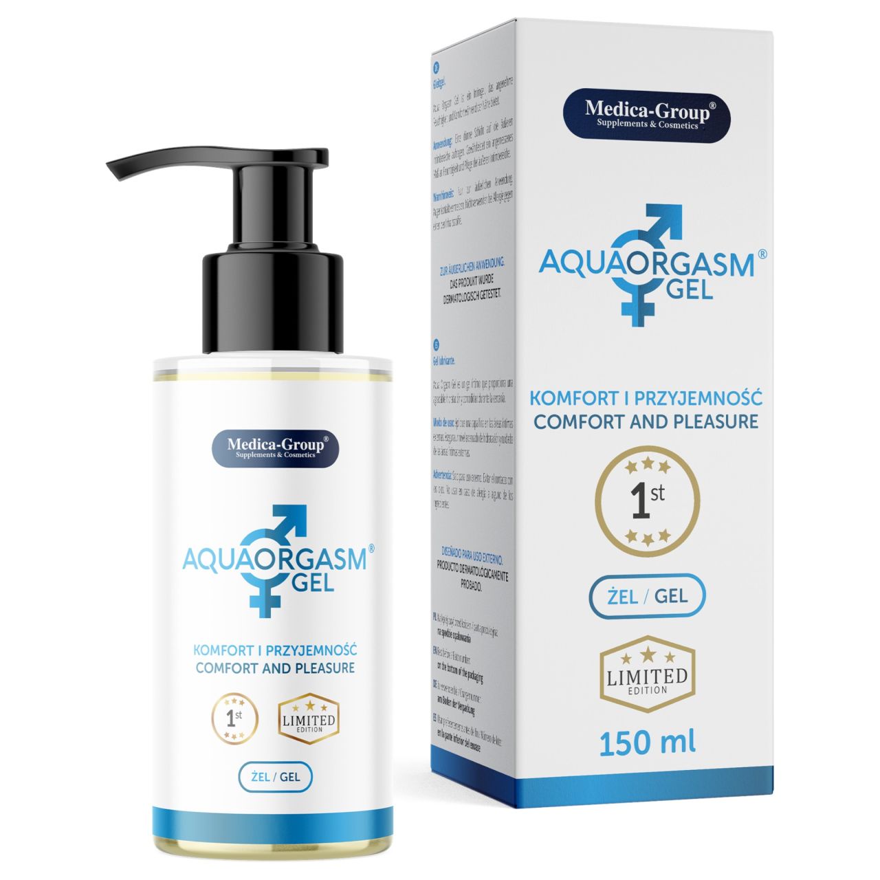 Aqua Orgasm Gel - uniszex hidratáló, stimuláló gél (150 ml) Aqua Orgasm Gel - uniszex hidratáló, stimuláló gél (150 ml)
