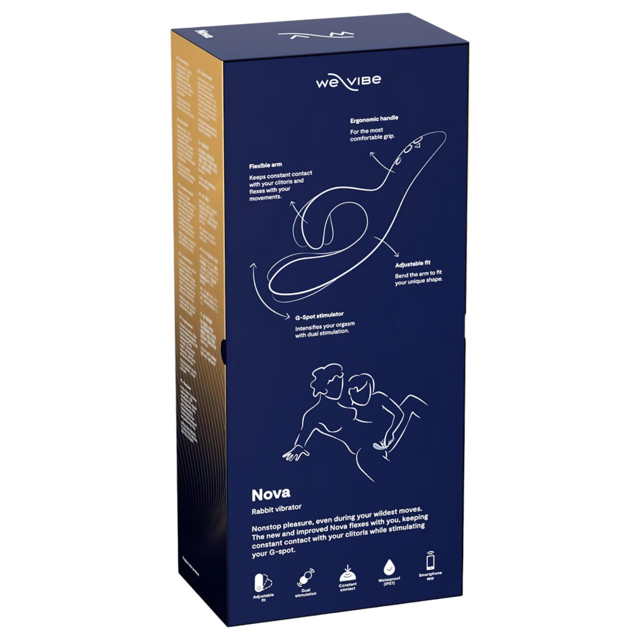 We-Vibe Nova 2 - App-vezérelt flexibilis csiklókaros vibrátor (kék) We-Vibe Nova 2 - App-vezérelt flexibilis csiklókaros vibrátor (kék)