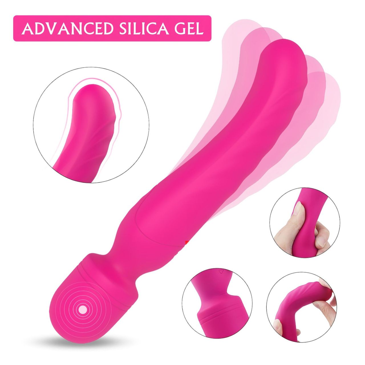 Sex HD Iris - 2 motoros melegítő masszírozó vibrátor (pink) Sex HD Iris - 2 motoros melegítő masszírozó vibrátor (pink)